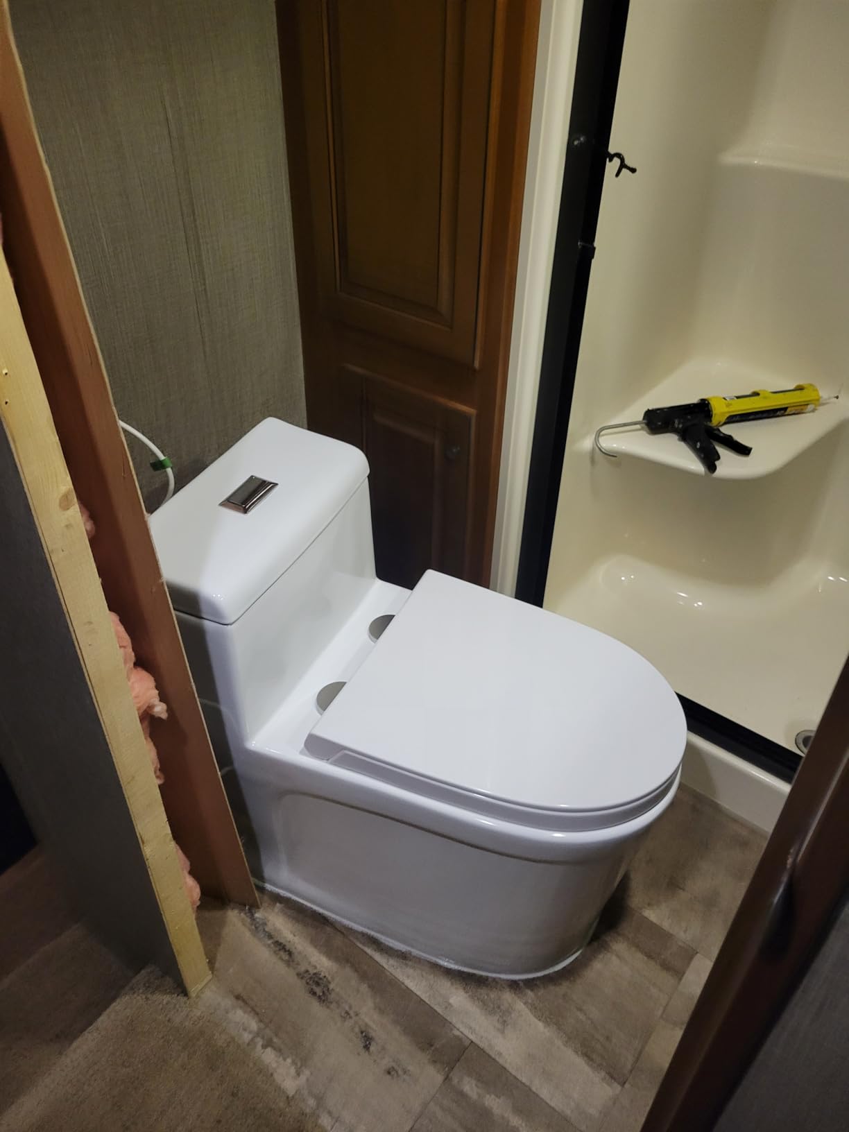 Simple Project 600w Macerating Toilet System with Pump for Basement - One-Piece Powerful 1.6gbf Up Flush Toilet customer photo 2