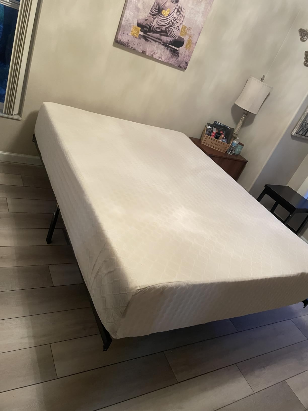 Signature Design by Ashley Memory Foam Full Size Mattress, Medium Firm | 6-inch gel memory foam mattress, 4-way stretch knit cover, Adjustable base compatible customer photo 2