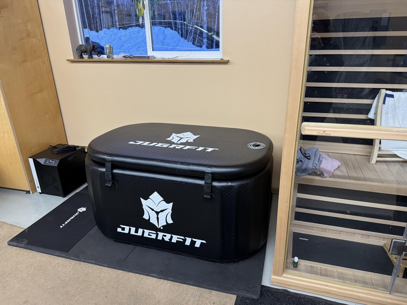121-Gallon Luxury Pro-Grade Cold Plunge Tub with 1050W Water Chiller - Ice-Free At-Home Recovery, Built-In Filtration, Weatherproof & Durable customer photo 1