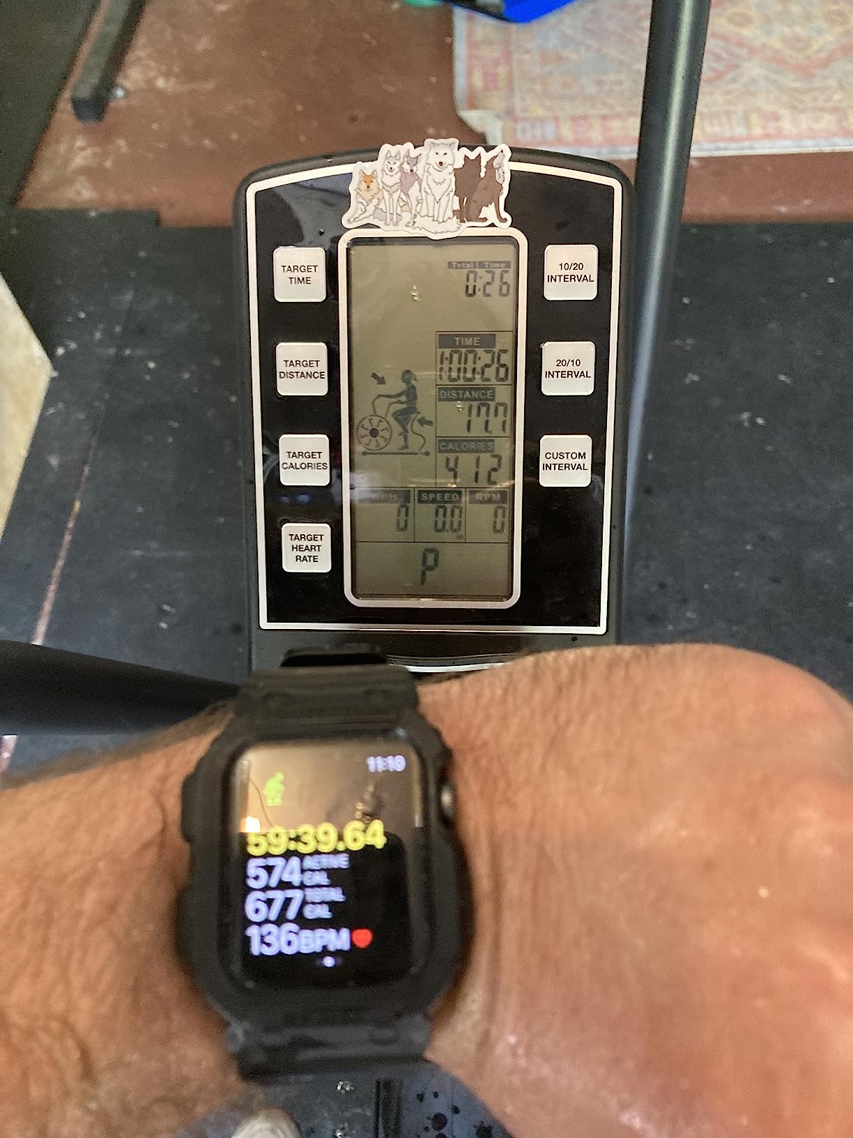 Sunny Health & Fitness Smart Fan Bike for Home Gym, Full Body HIIT & Interval Cardio Training with Air Resistance, Customizable Performance Monitor & Free SunnyFit App Connectivity - SF-B223018 customer photo 2