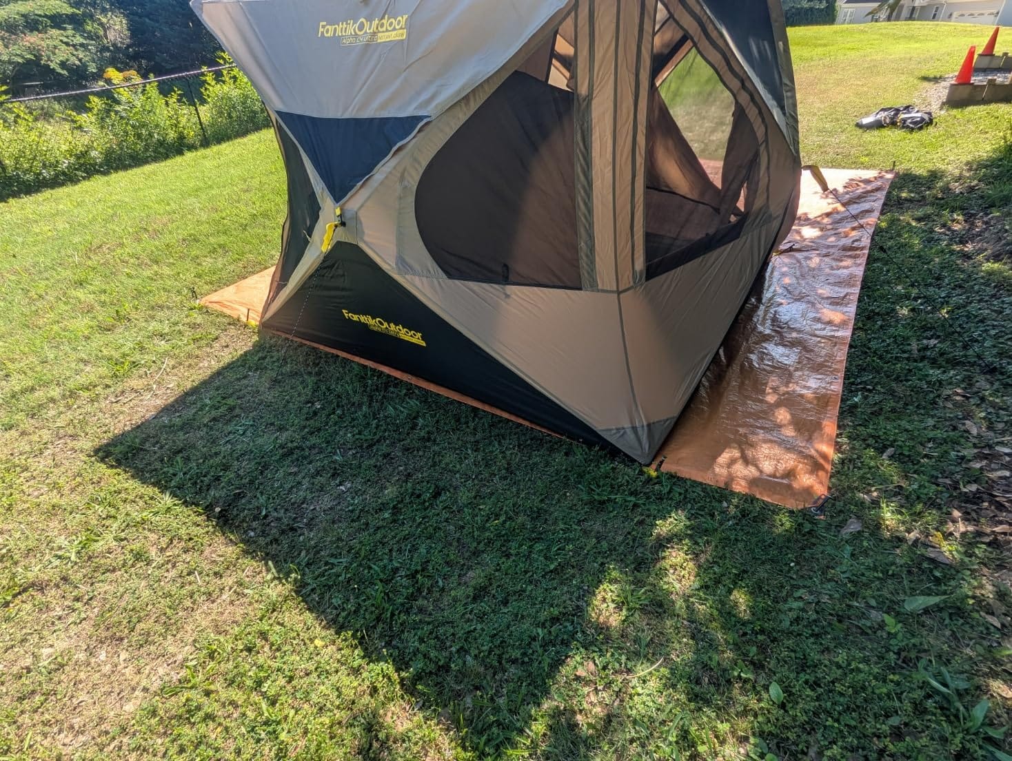 FanttikOutdoor Alpha C4 Ultra Camping Tent 4 Person Pop Up Instant Cabin Setup in 60 Seconds Portable Hub Tent with Rainfly & Windproof for Outdoor Camping & Overlanding customer photo 1