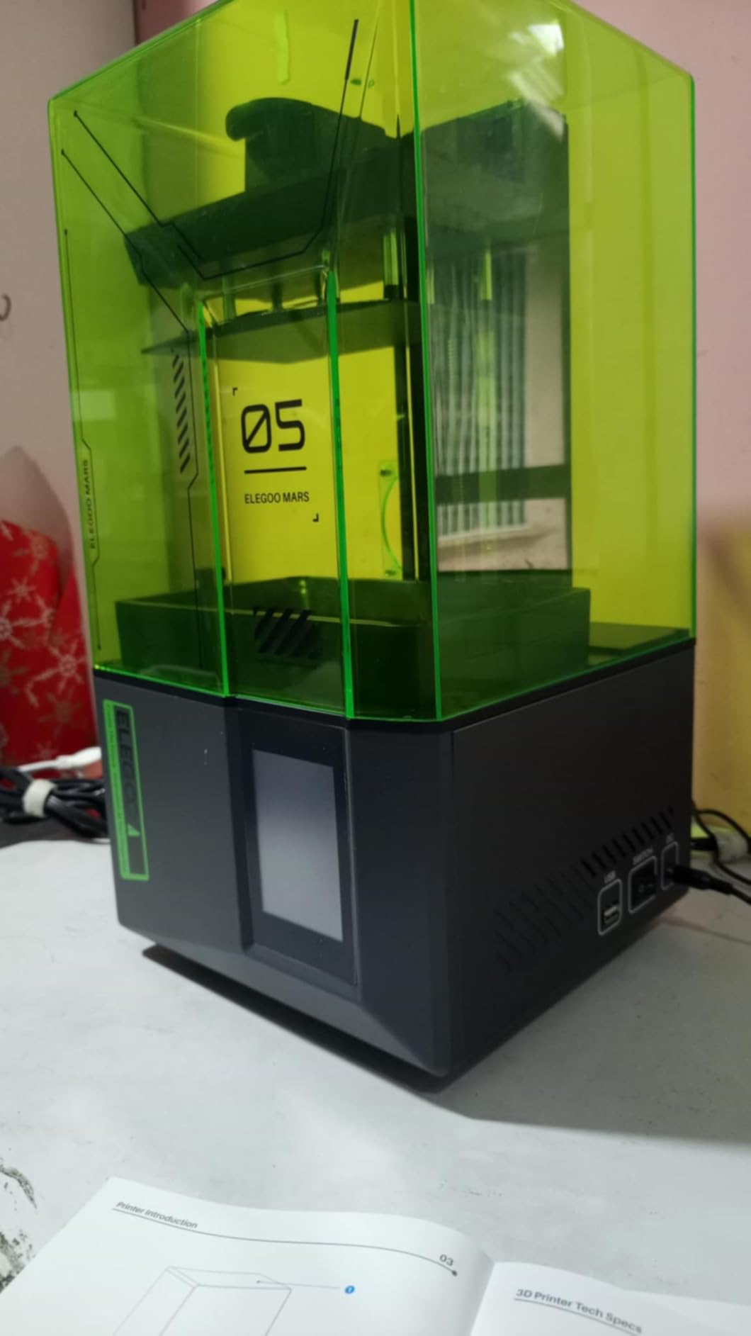 ELEGOO Mars 5 Resin 3D Printer | 4K Mono LCD, Automatic Leveling, Desktop 3D Printer with Printing Size of 5.65 x 3.53 x 5.91 inches customer photo 1