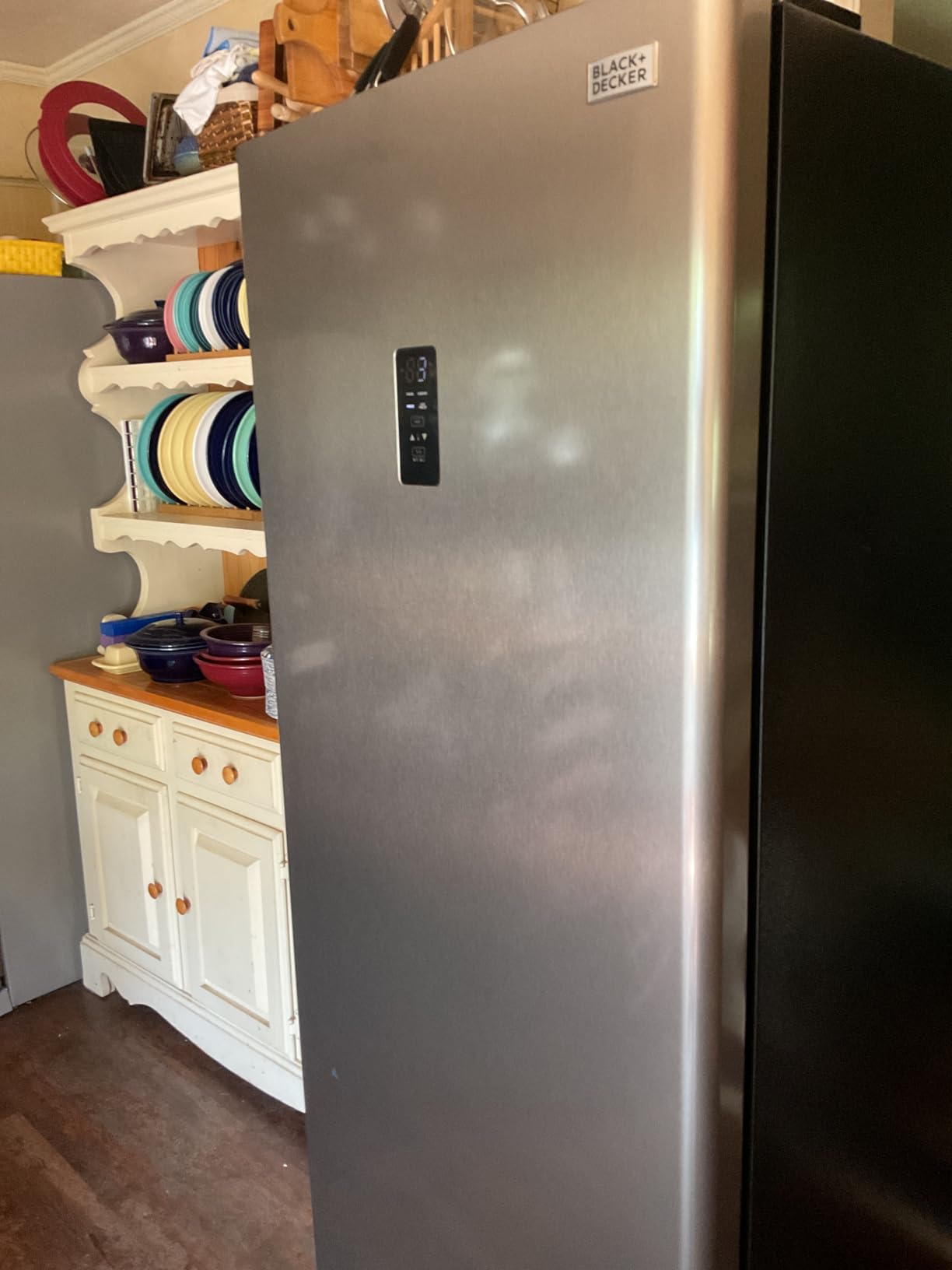 BLACK+DECKER 17 Cu. Ft. Convertible Freezer Refrigerator BUC1700XS, Garage Ready, ENERGY STAR, Frost Free customer photo 1