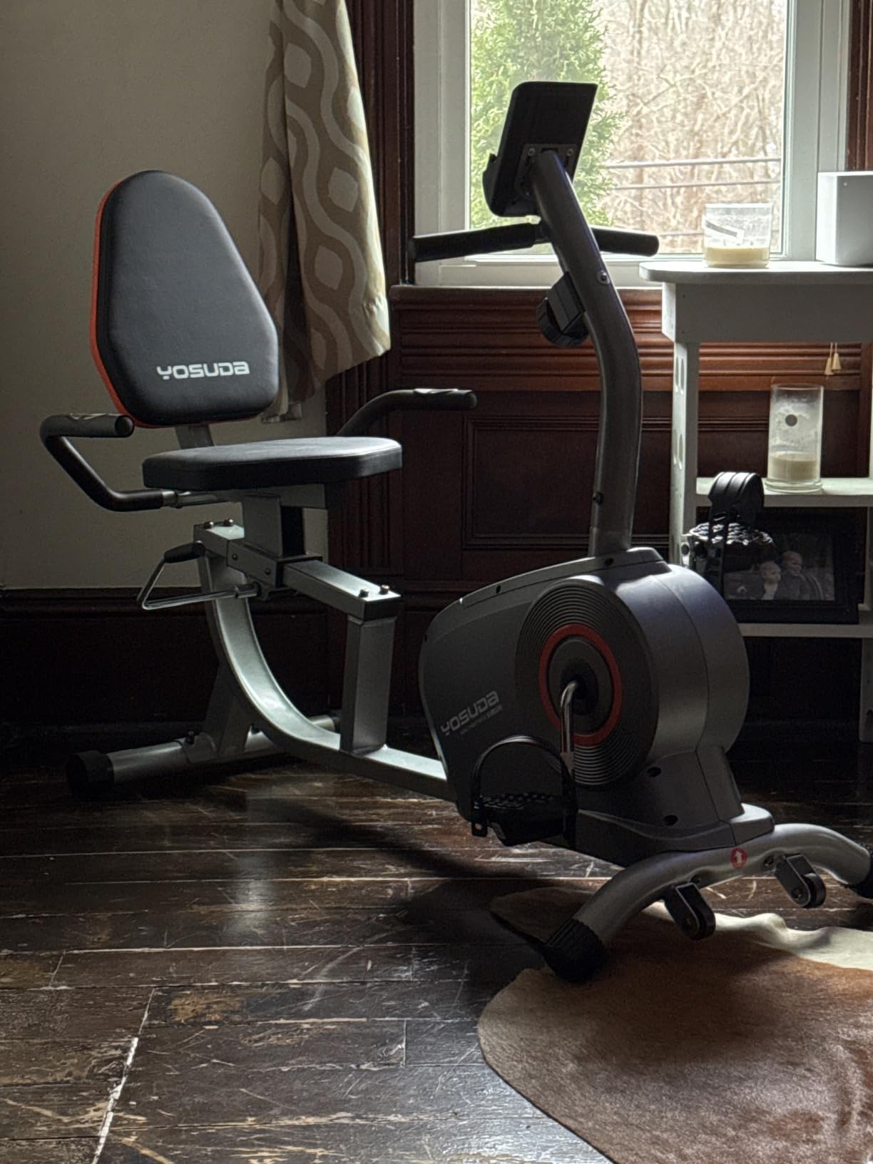 YOSUDA Recumbent Exercise Bike for Home, Magnetic Stationary Bike for Seniors customer photo 2