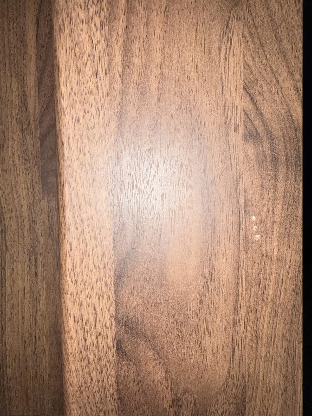 VASAGLE Nightstands, Set of 2, Bedside Tables with Hidden Drawers, Mid-Century End Side Tables with Solid Wood Legs, Natural Walnut customer photo 2
