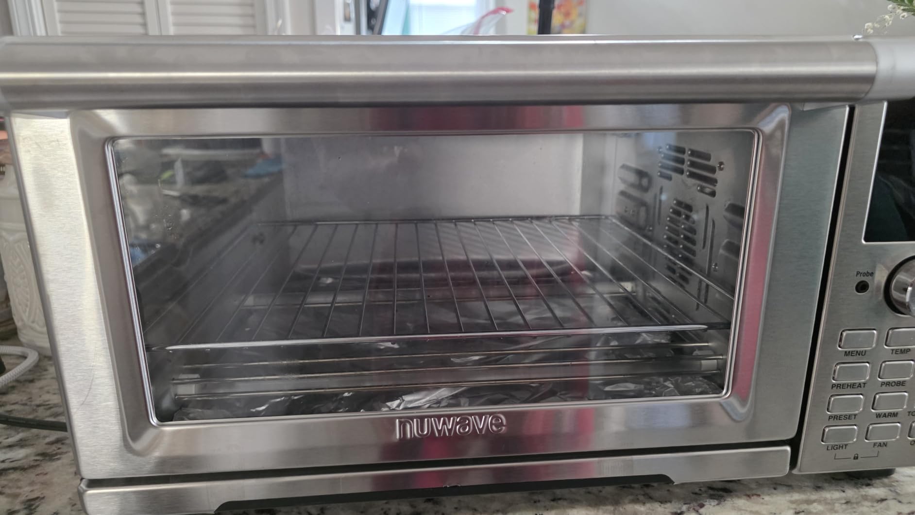 Nuwave Bravo XL Pro Air Fryer Toaster Oven w/Grill Combo, Ultra-Fast Convection, 142 Presets, 50-500F, PFAS Free, 30QT customer photo 2