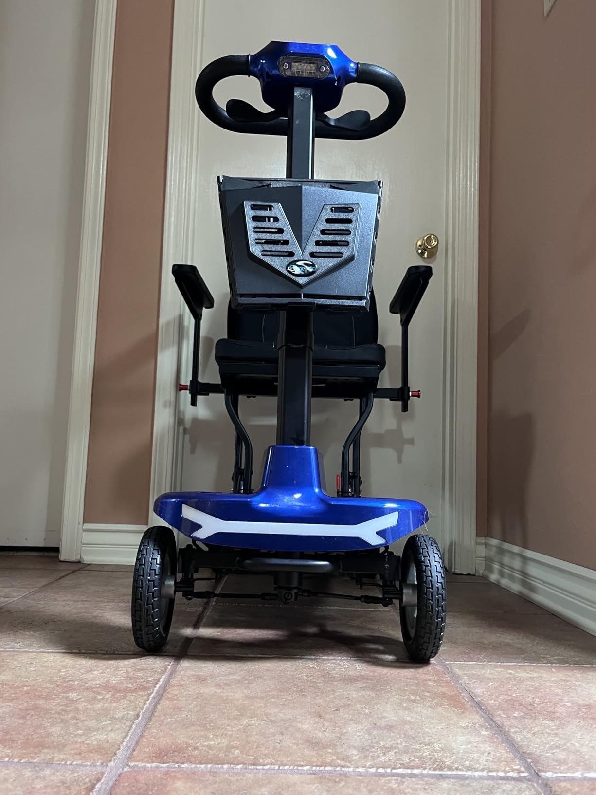 4-Wheel Folding Mobility Scooters for Seniors & Adults - 37.5lbs Light | Portable Travel Electric Scooter, Airport & Cruise Approved, All-Terrain Motorized Scooter, 275lbs Capacity, Adjustable Speed customer photo 2