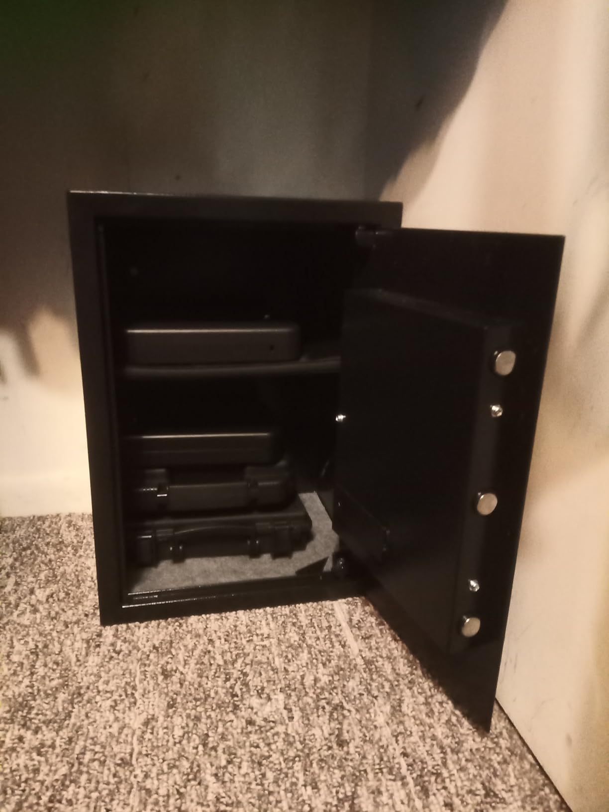 3.3 Cuft Large Home Safe, Digital Safe Box with Smart Alarm System, Wall & Floor Mount Anti-Theft Safe customer photo 1