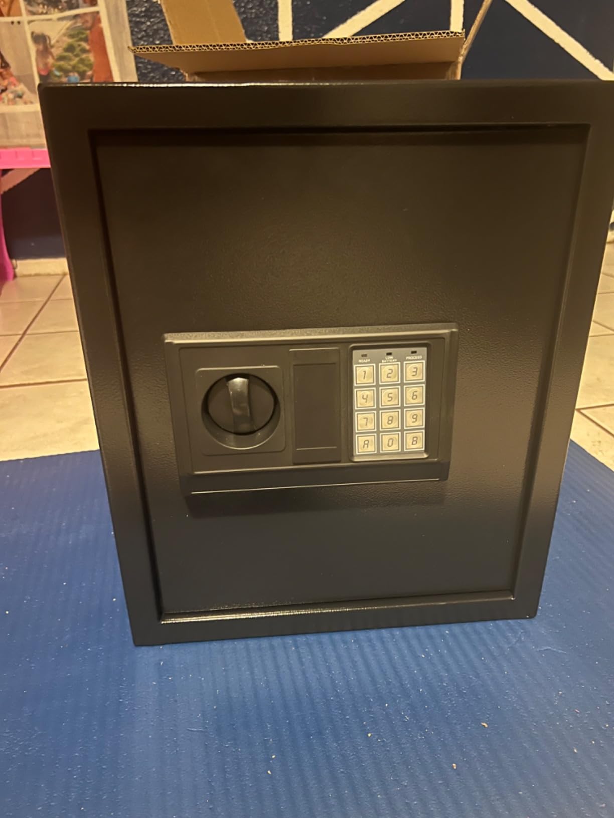 3.3 Cuft Large Home Safe, Digital Safe Box with Smart Alarm System, Wall & Floor Mount Anti-Theft Safe customer photo 2