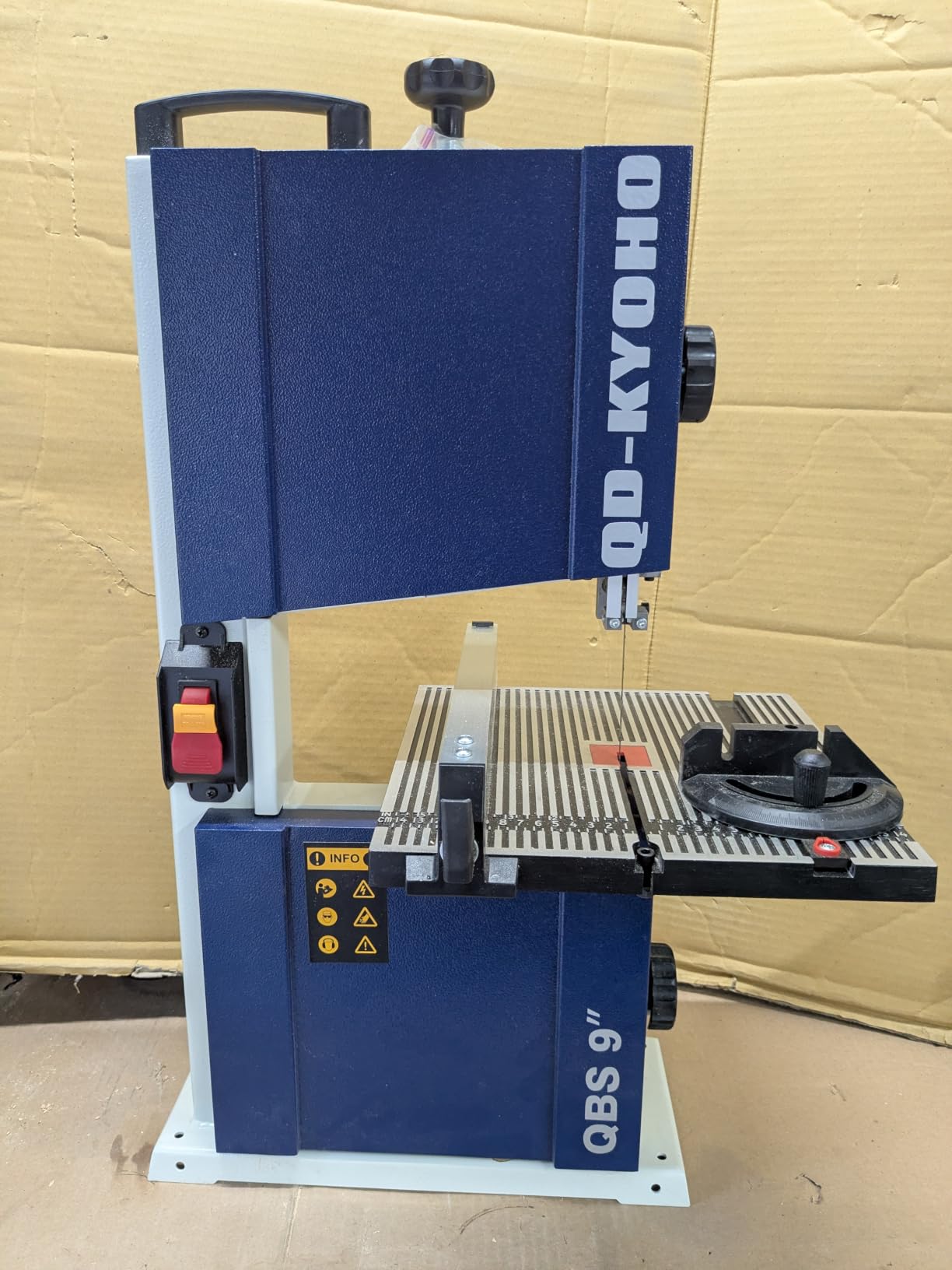 Band Saw, 10-Inch Bandsaw for Woodworking, 1515 & 3280 FPM Dual-Speed Bandsaw, 1/2 HP,120 V 5.3-Amp Motor, Band Saws with Double-Sided Fence Assembly, Steel Bandsaws with Miter Gauge customer photo 1