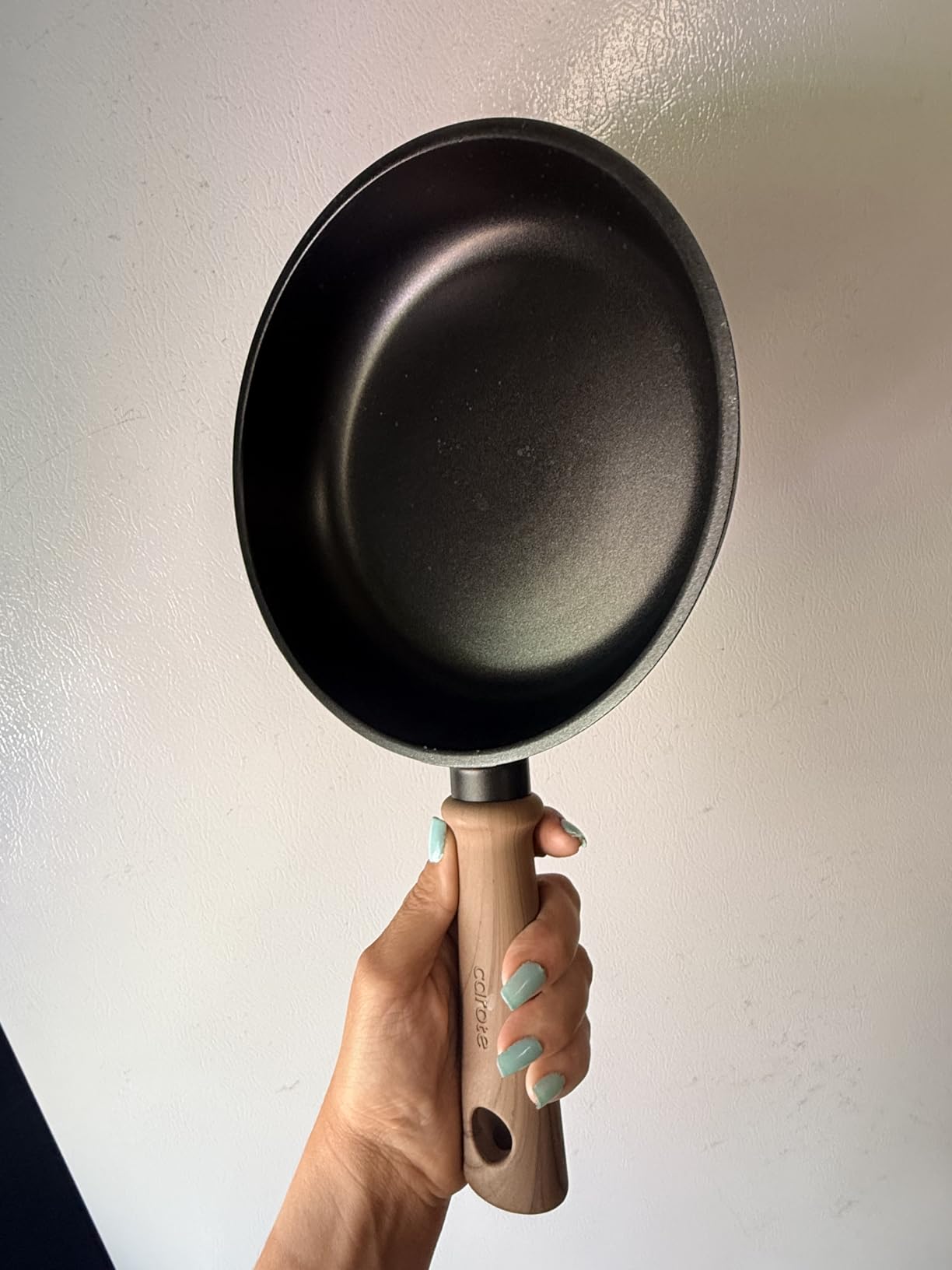 CAROTE 16pcs Pots and Pans Set, Nonstick Cookware Sets | Titanium Reinforced Coating, Scratch-Resistant, Easy to Clean, Even Heating, Induction Compatible, with Frying Pans Set customer photo 2