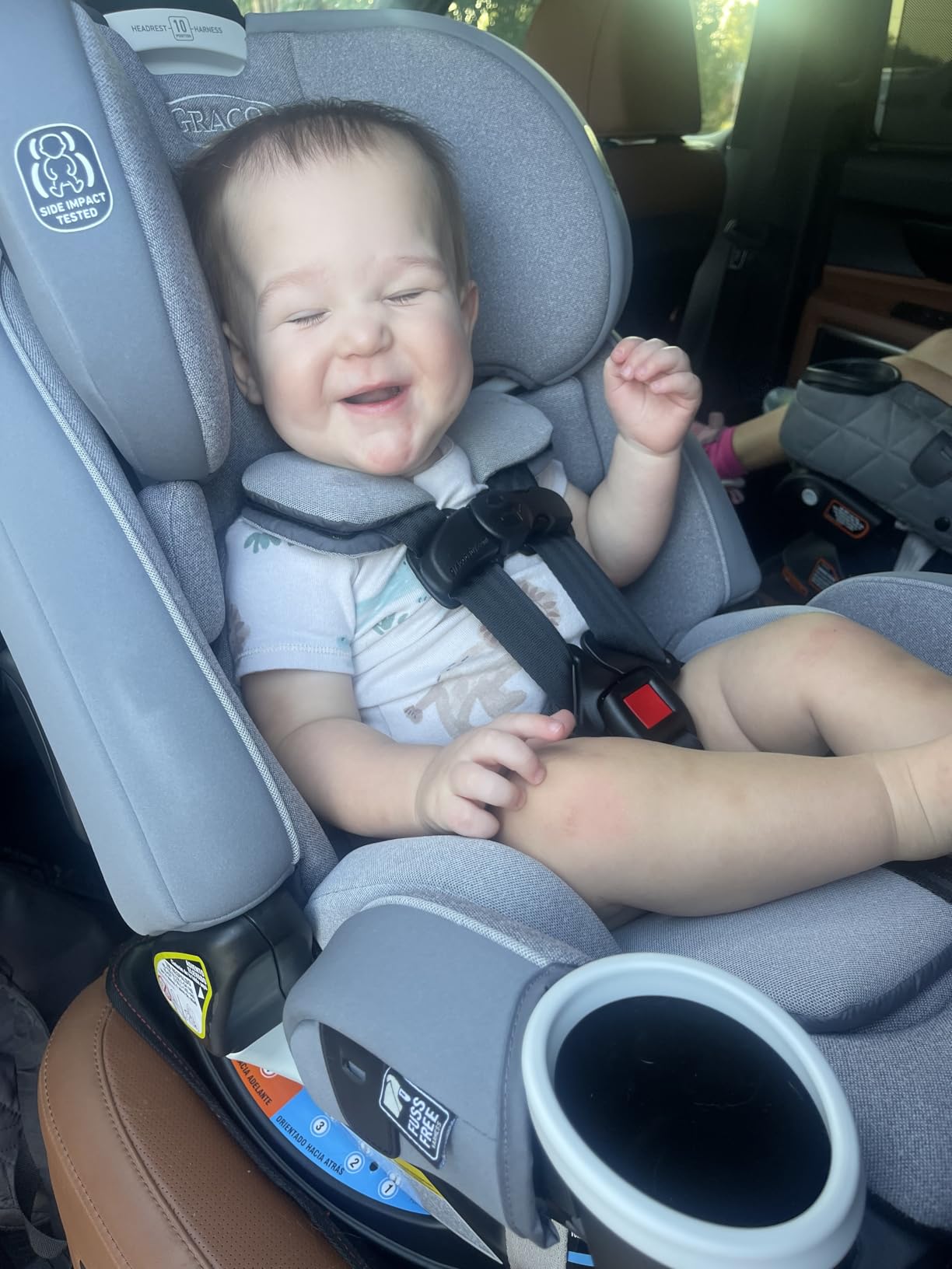 Graco 4Ever DLX 4 in 1 Car Seat | Infant to Toddler Car Seat, Maven, Adaptable for 10 Years of Use, Size: 20x21.5x24 Inch customer photo 2