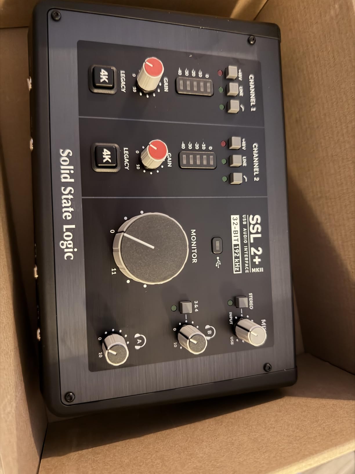 Solid State Logic 2 MKII Plus USB-C Audio Interface 2x4 | Four Balanced Outputs, and Class-Leading Mic Preamps customer photo 2