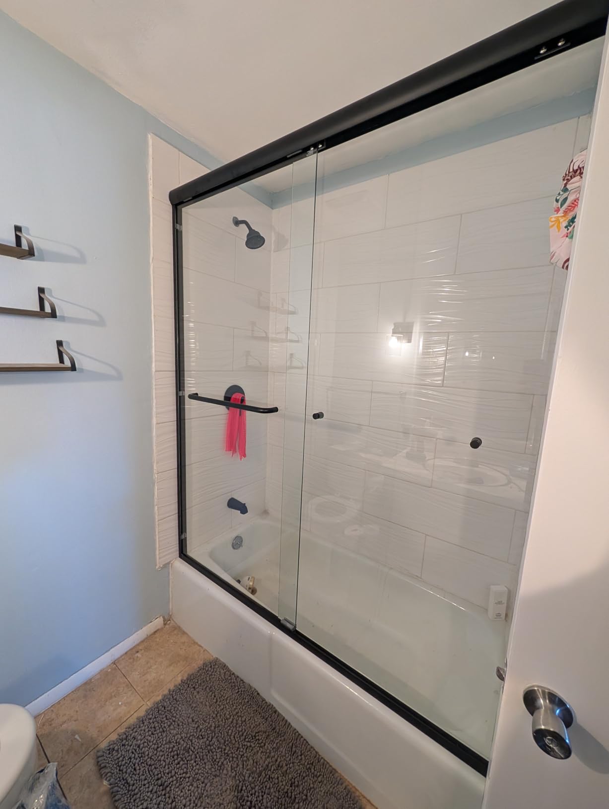 ENSO SENKA Sliding Bathtub Shower Door 56-60