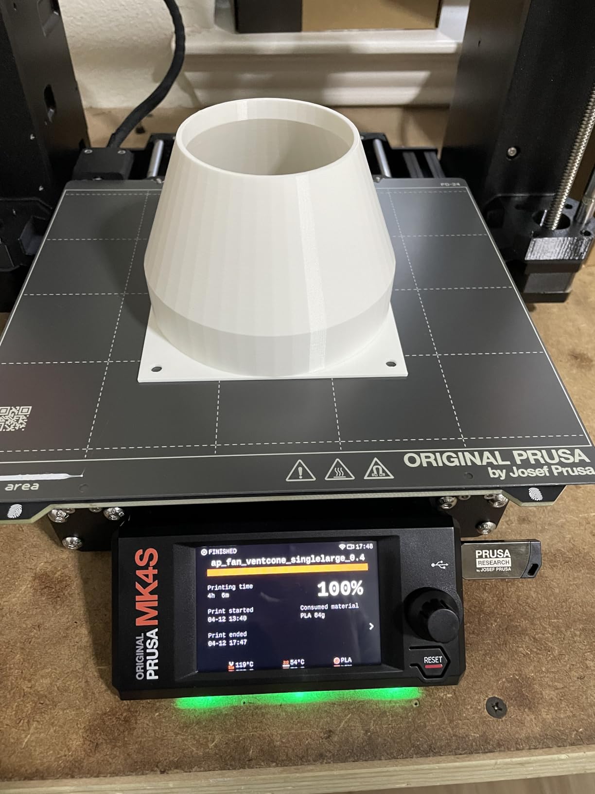 Original Prusa MK4S Fully Assembled High-Speed FDM Desktop 3D Printer | with Input Shaping, Professional Print Quality, Open-Source Upgradeable Design for Makers & Pros customer photo 1