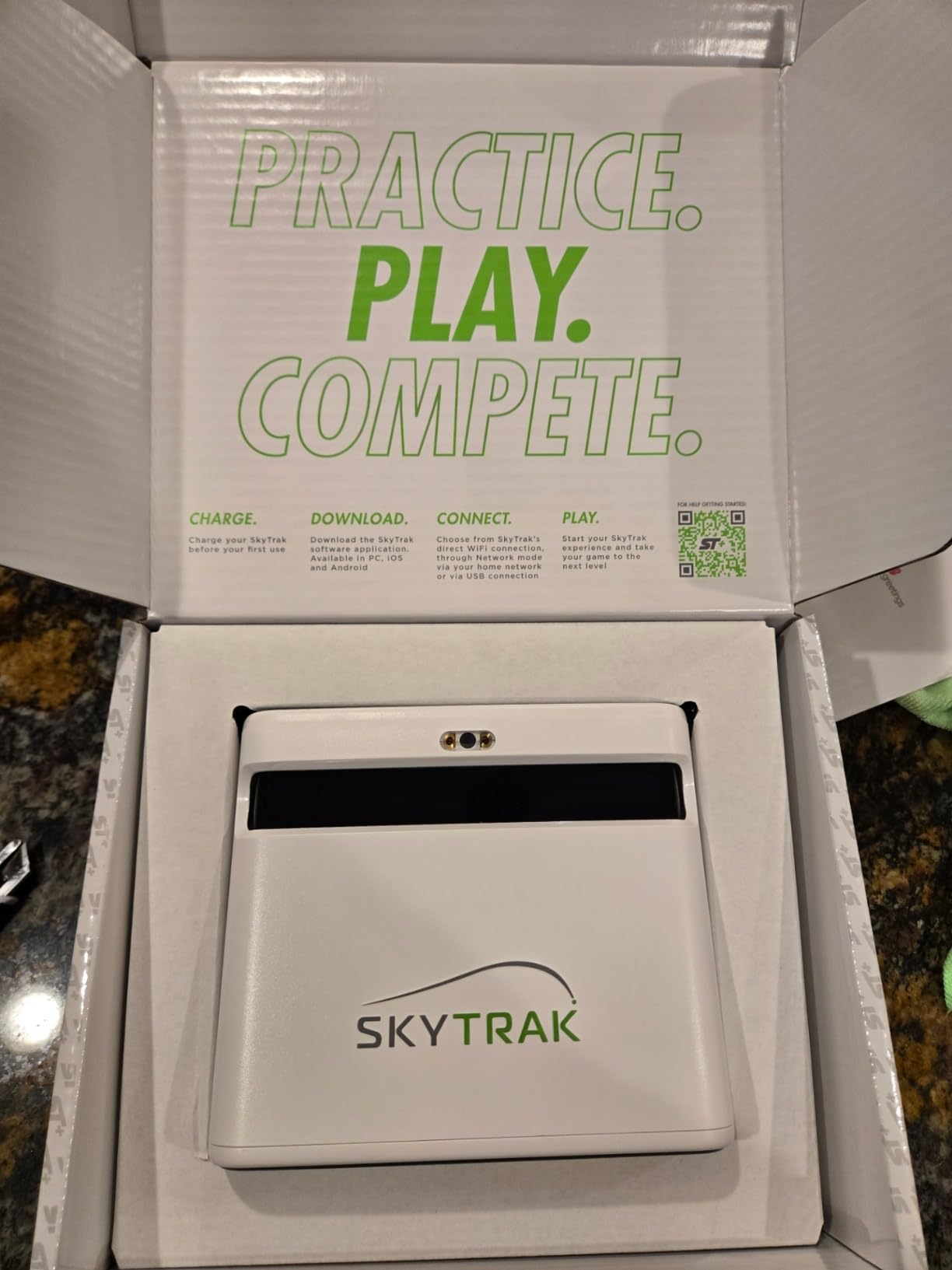 SkyTrak+ Portable Golf Sim Studio customer photo 2