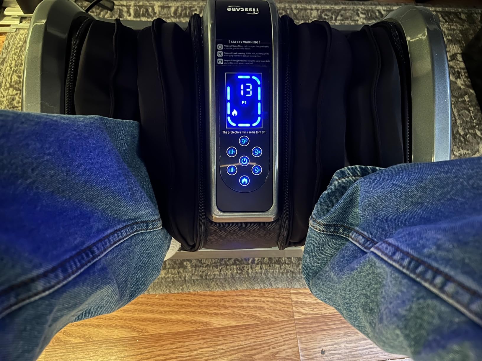 TISSCARE Shiatsu Foot Massager with Heat, FSA Eligible HSA Foot Massager for Plantar Fasciitis, Neuropathy, Circulation and Pain Relief, Massage Feet at Home/Office, Gift for Men and Women customer photo 1