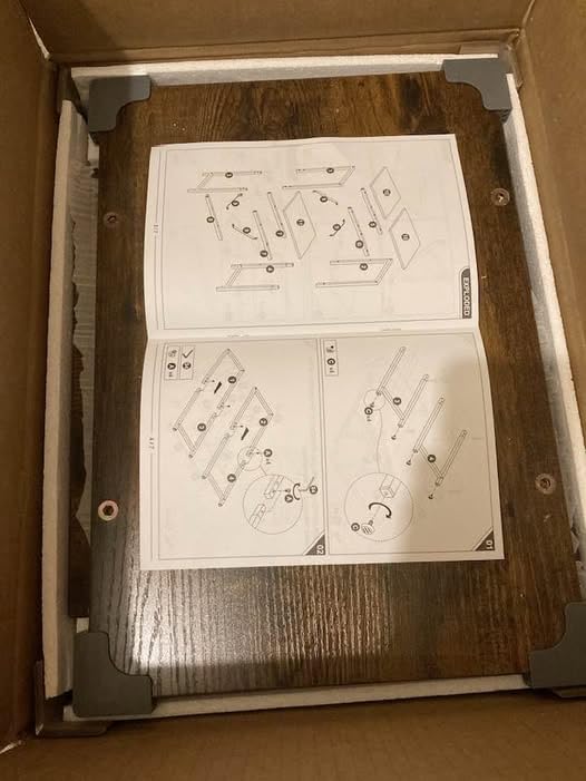 Snughome 10-20 Gallon Fish Tank Stand, Aquarium Stand 2-Tier Storage Shelves, Heavy Duty Terrarium Stand for Home Office Fish Tank Shelf, 24