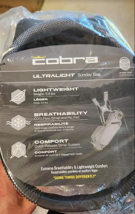 Cobra Ultralight Sunday Golf Bag customer photo 1