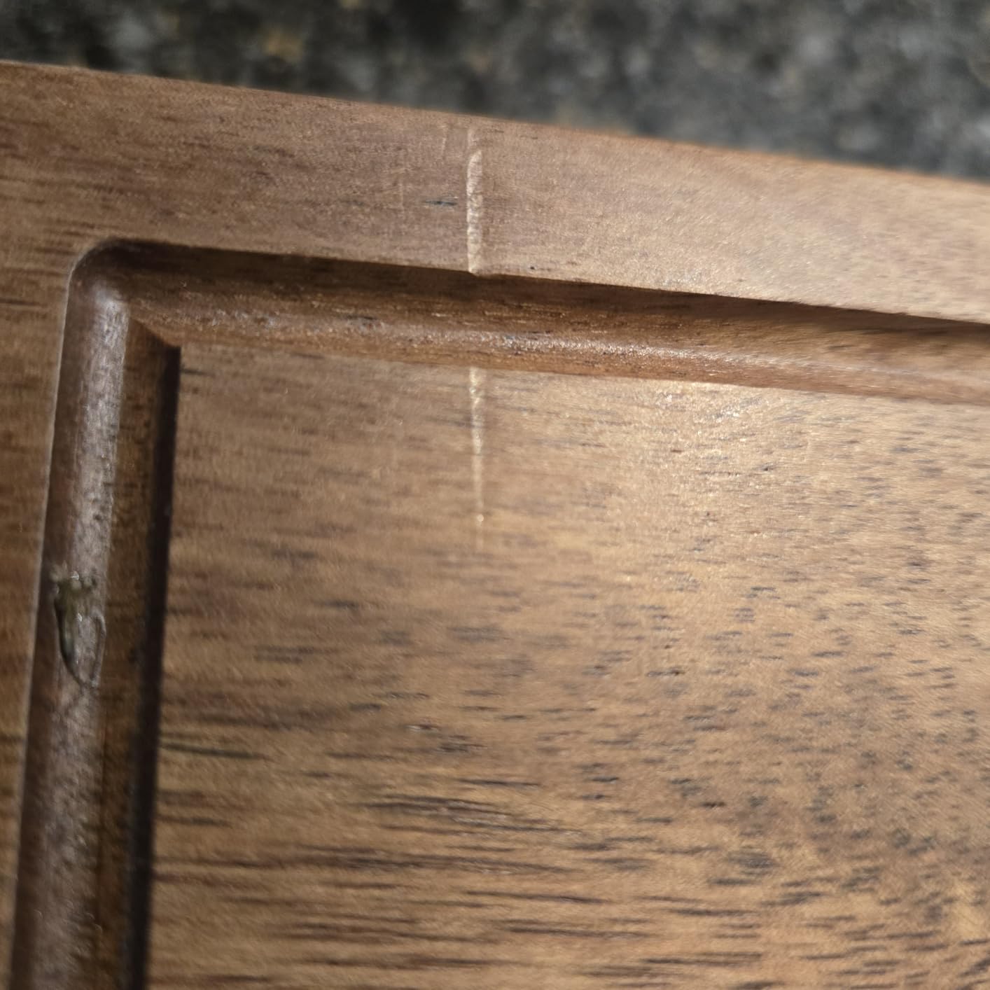 Acacia Wood Cutting Board for Kitchen, Thick Non Toxic Butcher Block | Hard Wood Edge Grain With Juice Groove 16