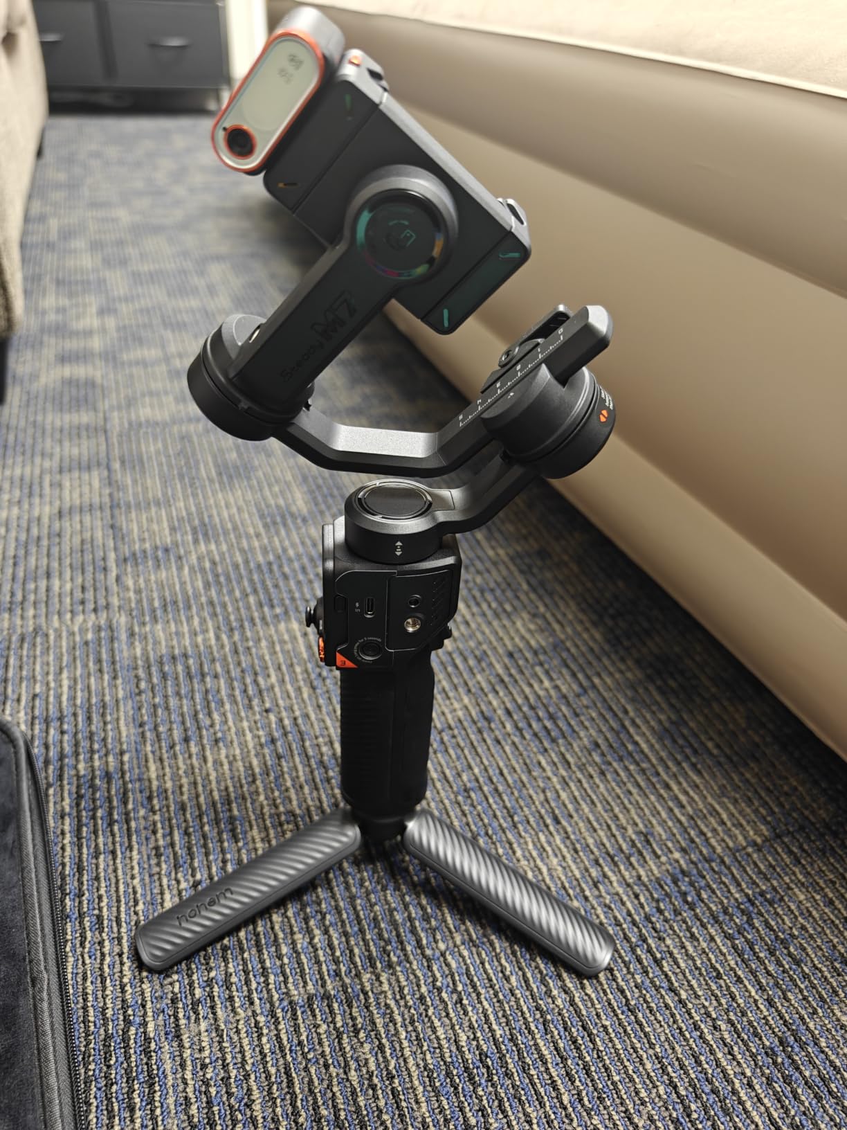 hohem iSteady M7 Gimbal Stabilizer for iPhone & Android, 3-Axis Gimbal | Magnetic AI Tracker, iSteady 9.0, 7.6
