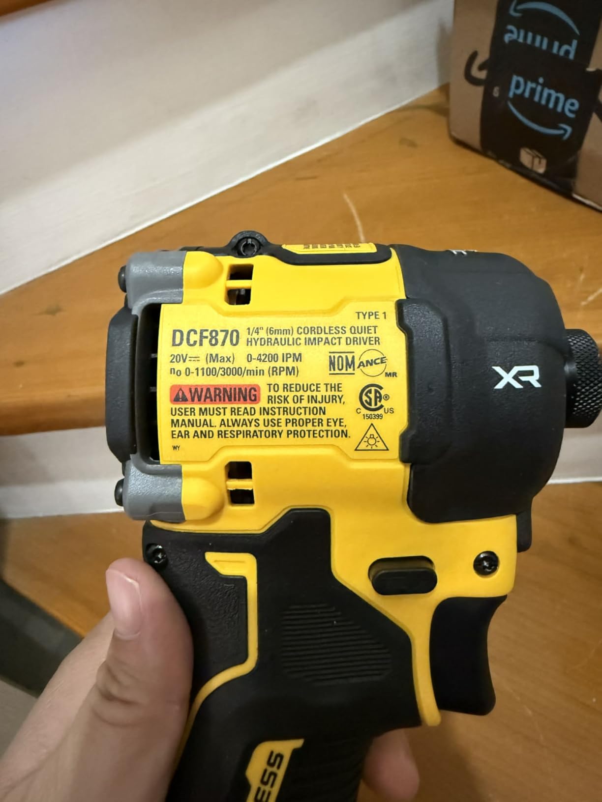 DEWALT 20V MAX 1/4 Inch Hydraulic Impact Driver (DCF870B) - Quiet, Brushless, LED Halo Ring customer photo 2