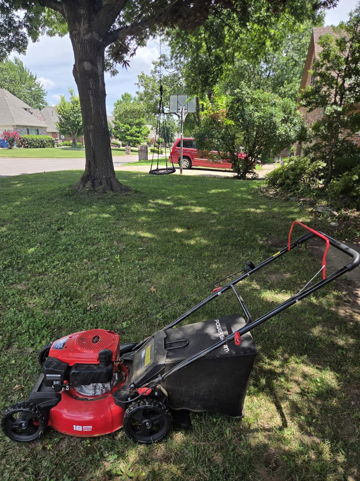 PowerSmart 22 in. 170cc Self Propelled Gas Lawn Mower Rear-Wheel-Drive, 3-in-1 Mulch/Bag/Rear Discharge, Steel Deck, 6 Height Adjustment customer photo 2