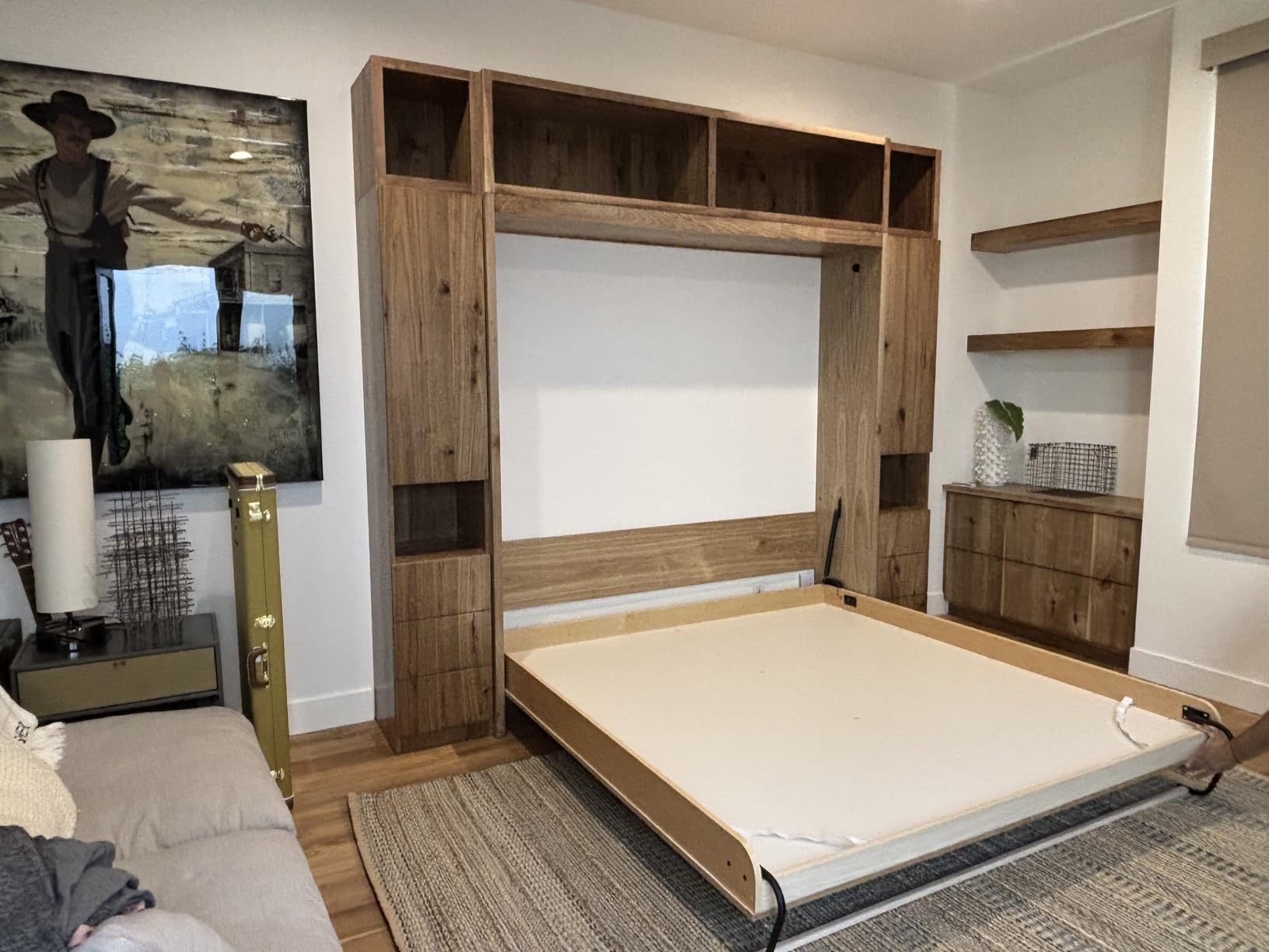 Premium Murphy Bed Kit, King Vertical customer photo 1