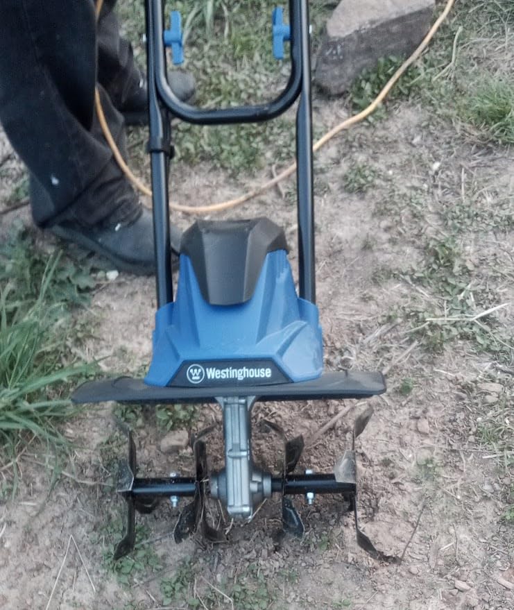 Westinghouse 18-Inch, 15 Amp Corded Electric Tiller Cultivator for Gardening with 6 Steel Blades customer photo 1