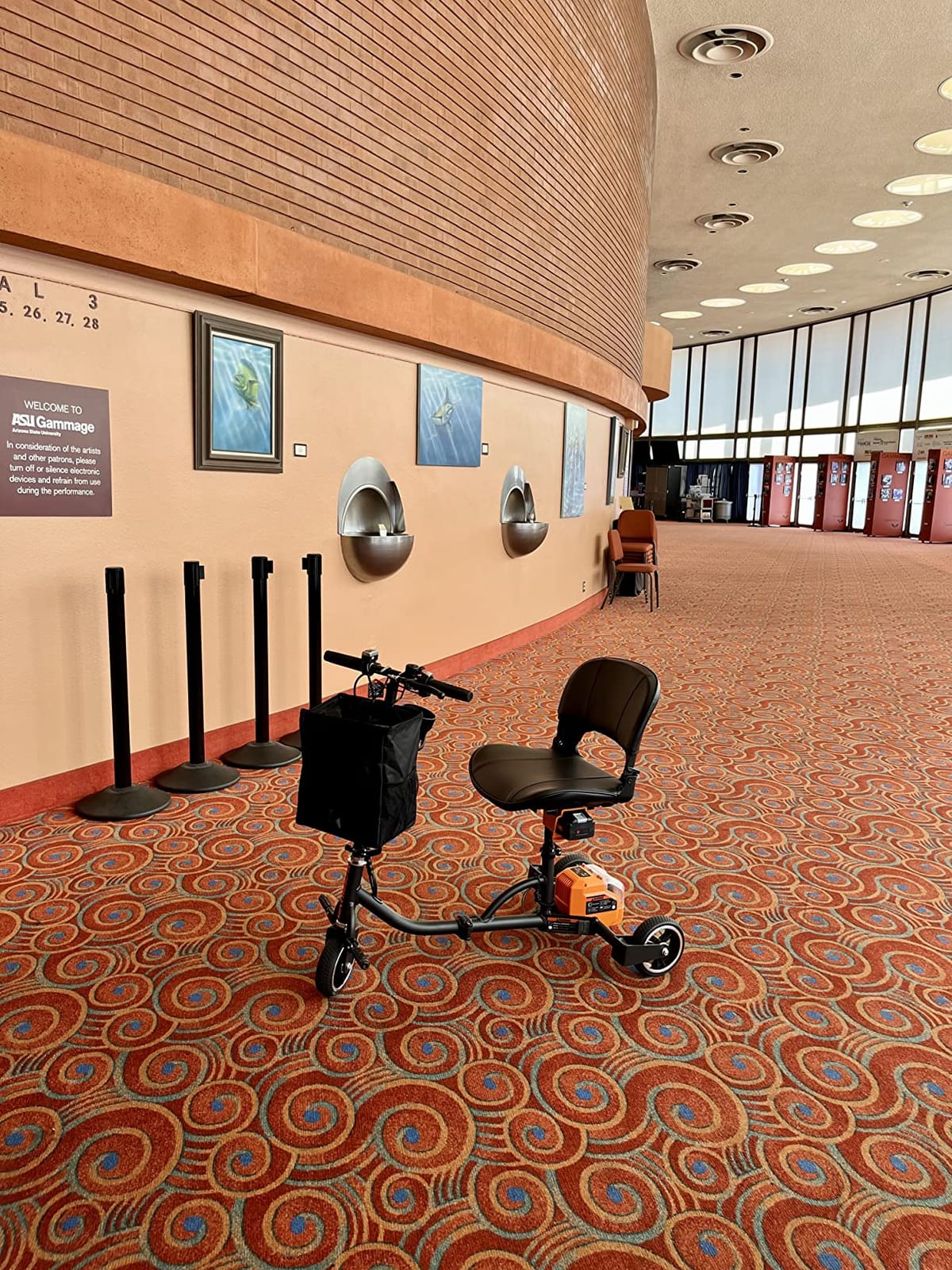 SuperHandy Foldable Mobility Scooter for Adults, 3 Wheel, One Battery | 3-wheel Passport scooter offers a 13-mile range and swappable 48V 2Ah battery for travel and daily mobility customer photo 1