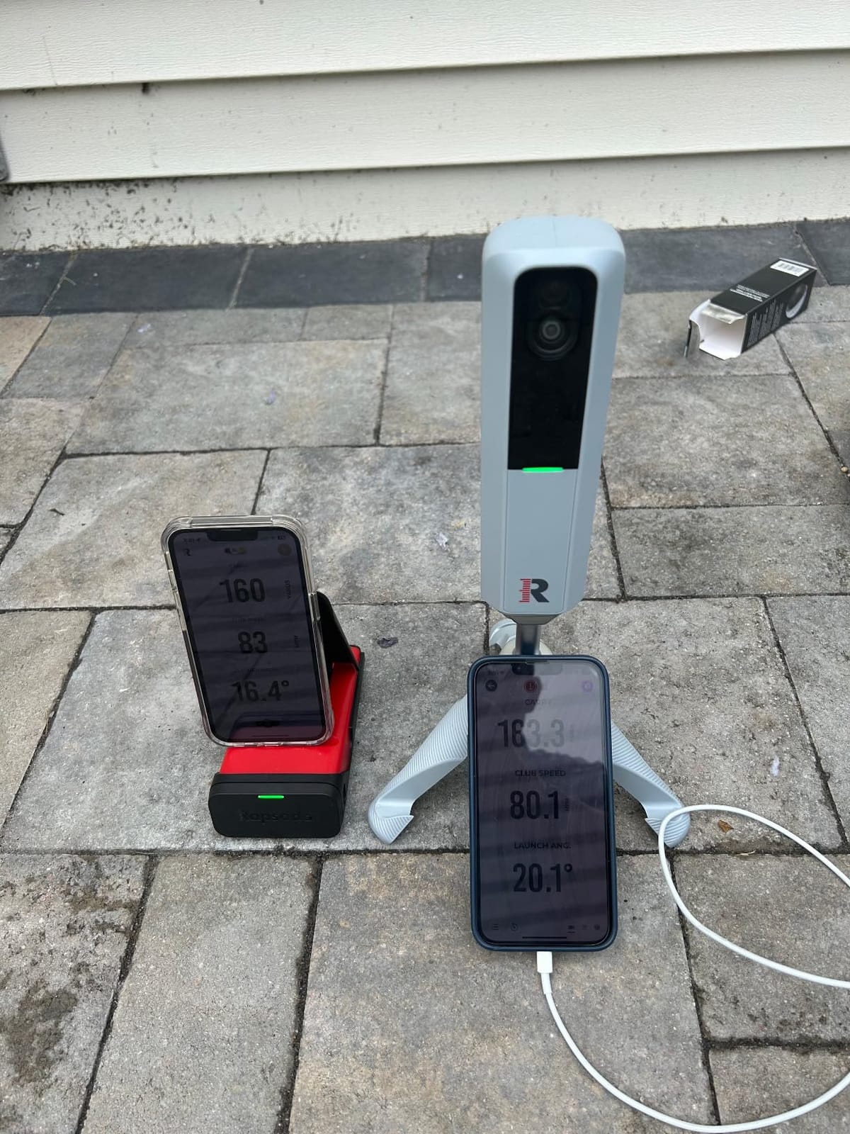 Rapsodo MLM2PRO Mobile Launch Monitor Golf Simulator | 3 ProV1 Balls | Swing Trainer & Shot Tracker for Home & Driving Range customer photo 1