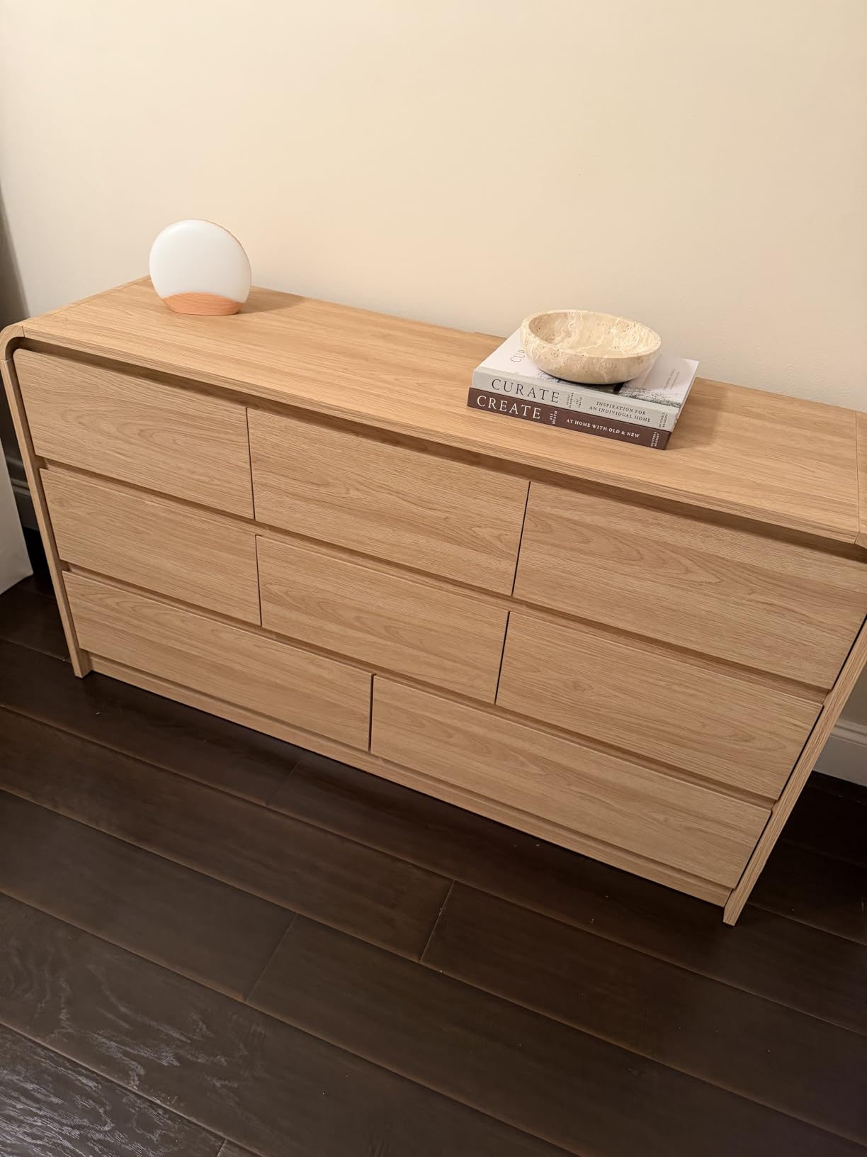 Aitjunz Modern 7 Drawers Dresser for Bedroom, 55