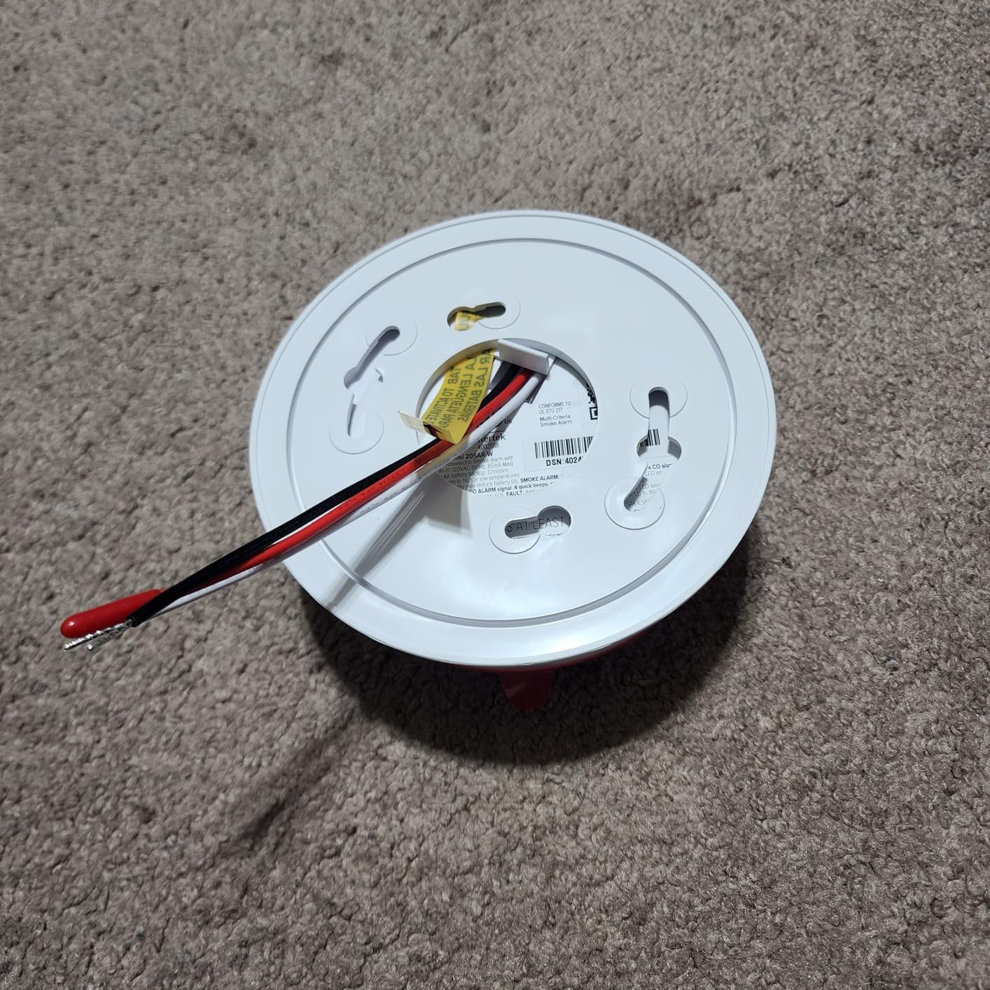 Kidde Hardwired Kidde App Enabled Smart Smoke Detector with AA Backup Battery, Interconnected Alarm customer photo 2