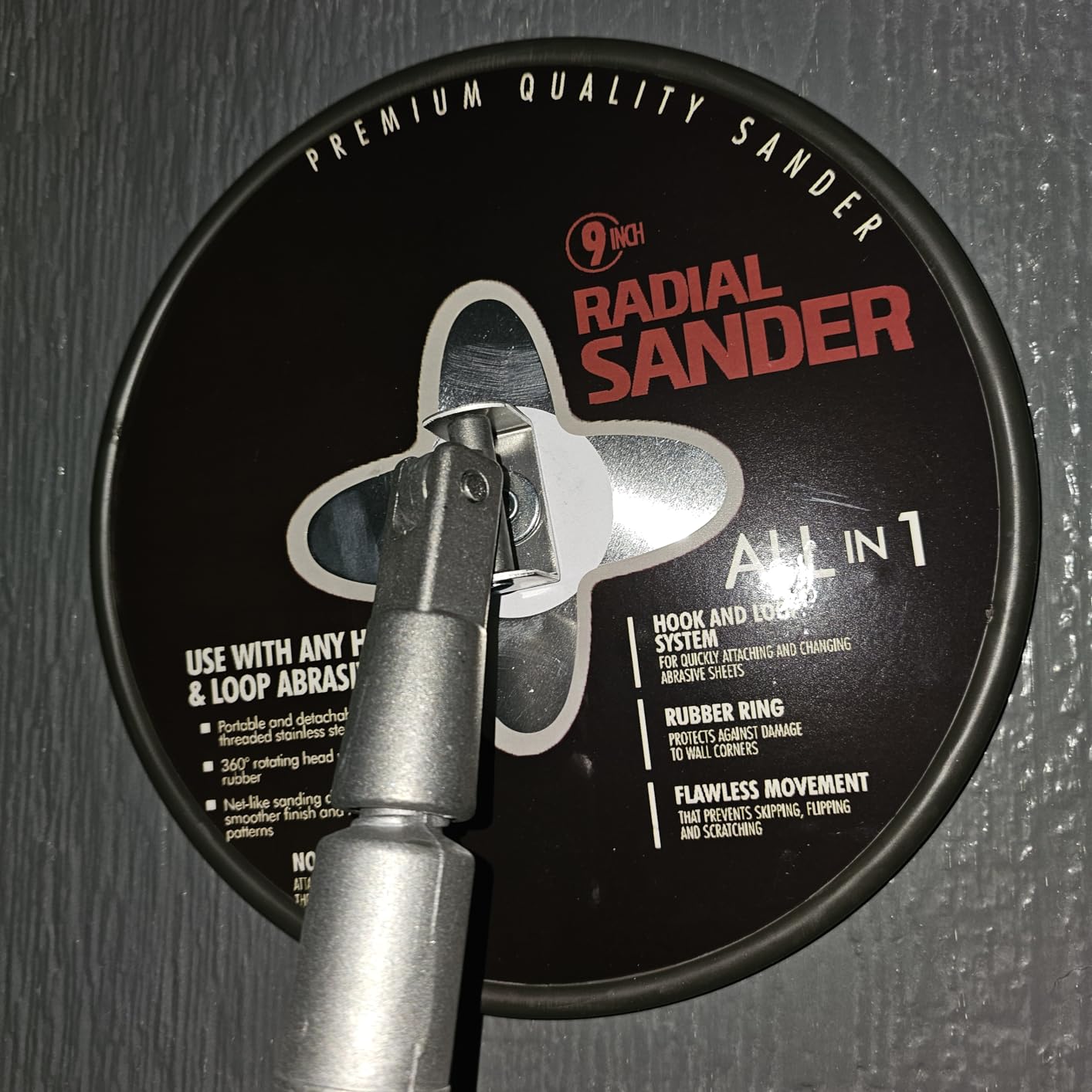 Pole Sander for Drywall, 9-Inch Radial Wall and Ceiling Sanding Machine | 49