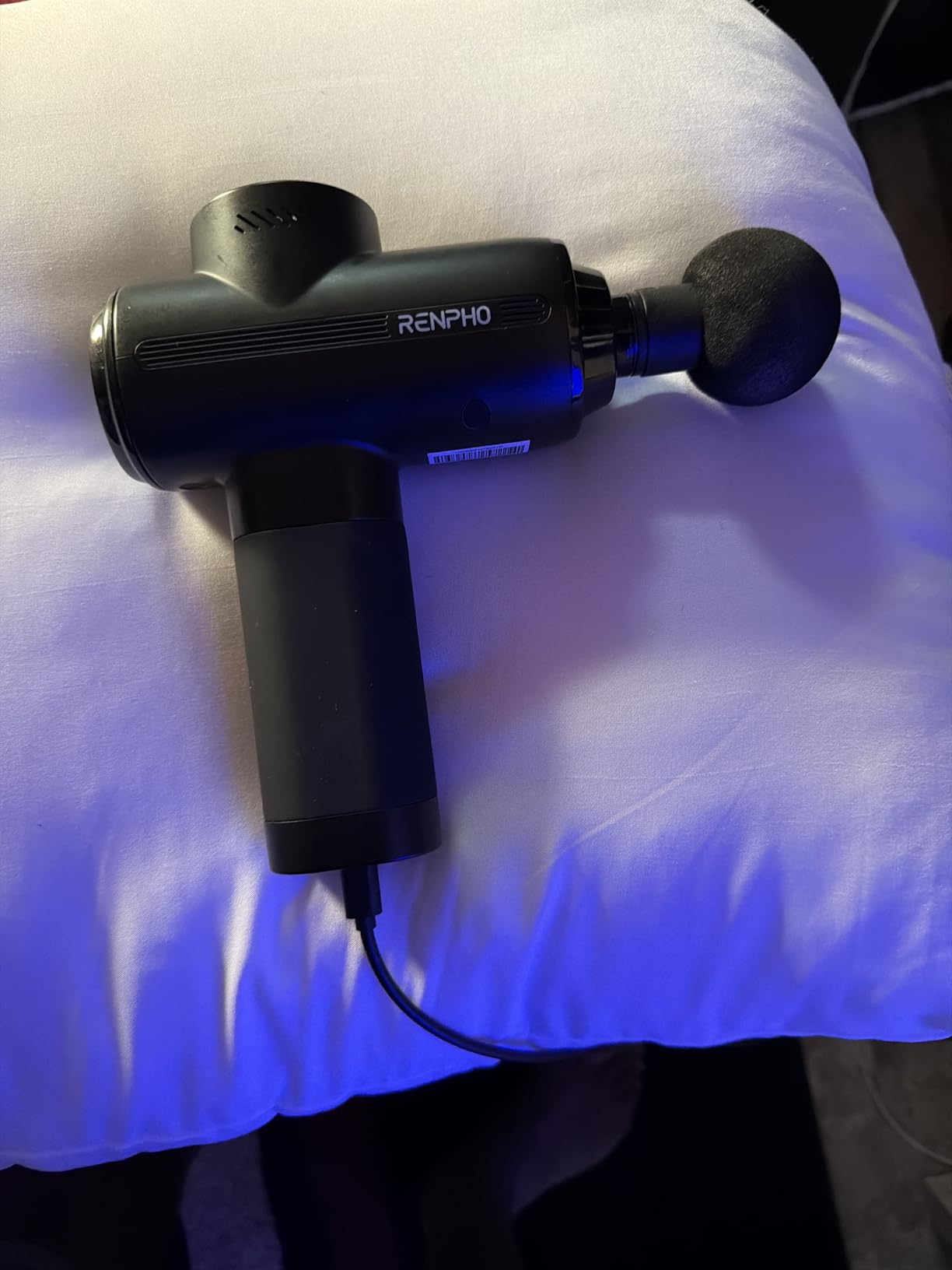 RENPHO Active Thermacool 2 Massage Gun with Heat and Cold, VA Display | Handheld 10mm Deep Tissue Massager for Neck, Back, Muscle Comfort, FSA Eligible Gift for Men, Athletes, Women, HSA customer photo 1