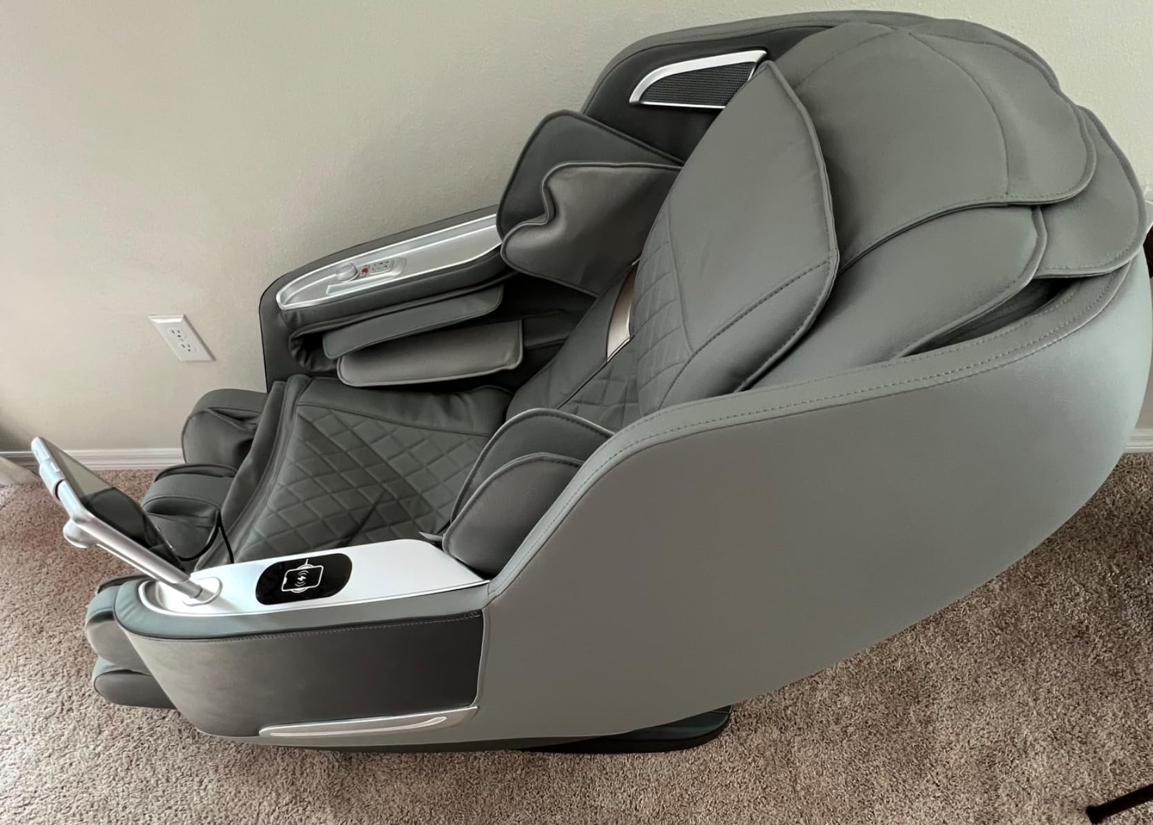 4D Massage Chair, Full Body Massage Chair, Zero Gravity Recliner w/Dynamic Leg Kneading System, 53.14