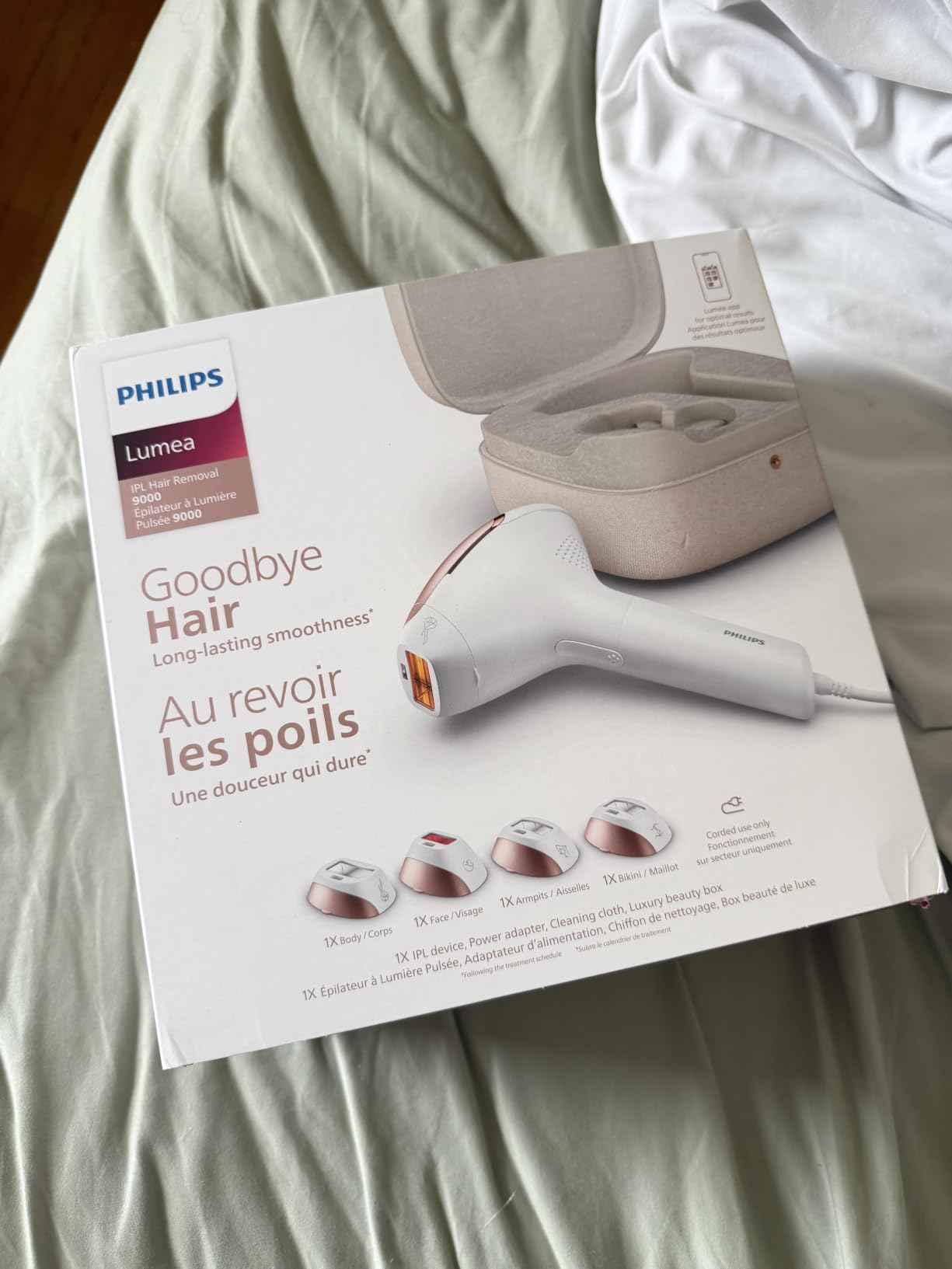Philips Lumea IPL Salon-Like Laser Hair Removal for Women, Permanent Hair Reduction Device At Home for Face & Body, 5 Settings & Skin Sensors, BRI984/03 customer photo 1