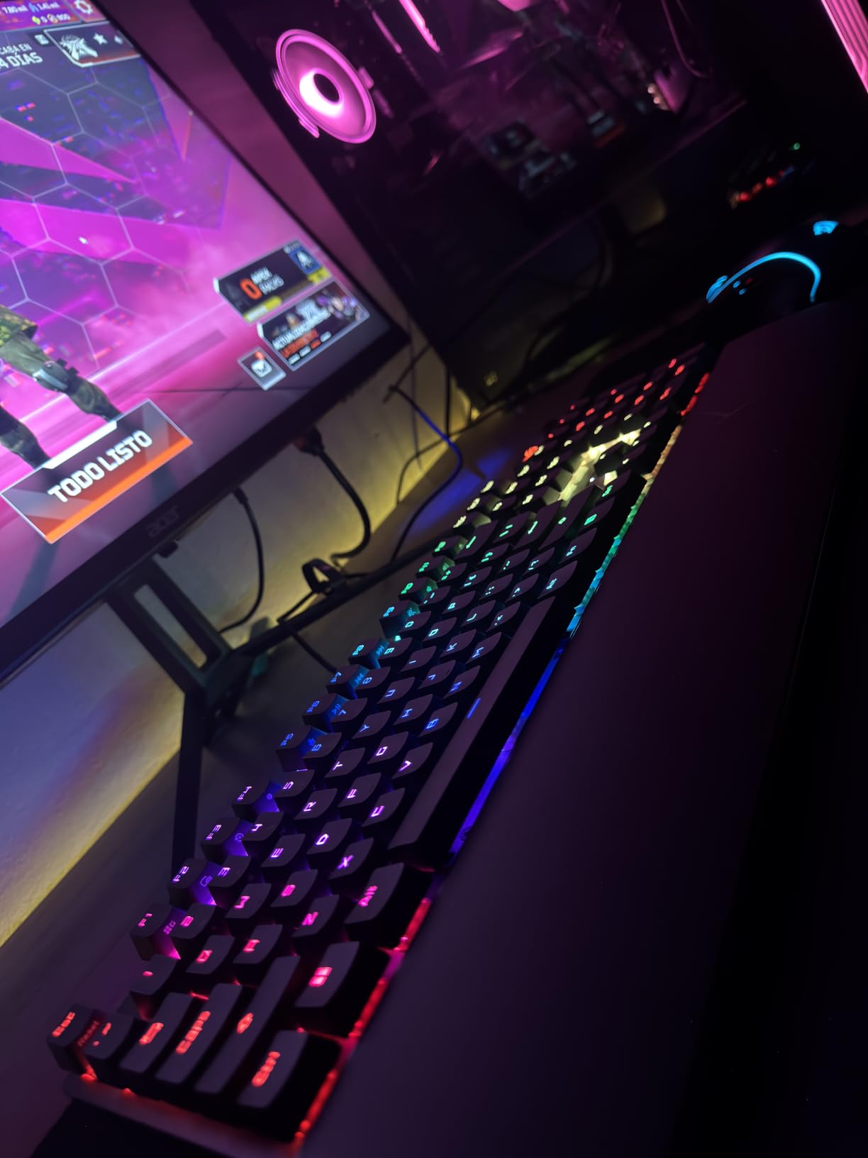 ASUS ROG Strix Scope II X Wired USB Mechanical Gaming Keyboard – 100% Full-Size, Hot Swappable Pre-lubed ROG NX Snow V2 Linear Switches, PBT Keycaps, RGB, PC/Mac Support - Black customer photo 1