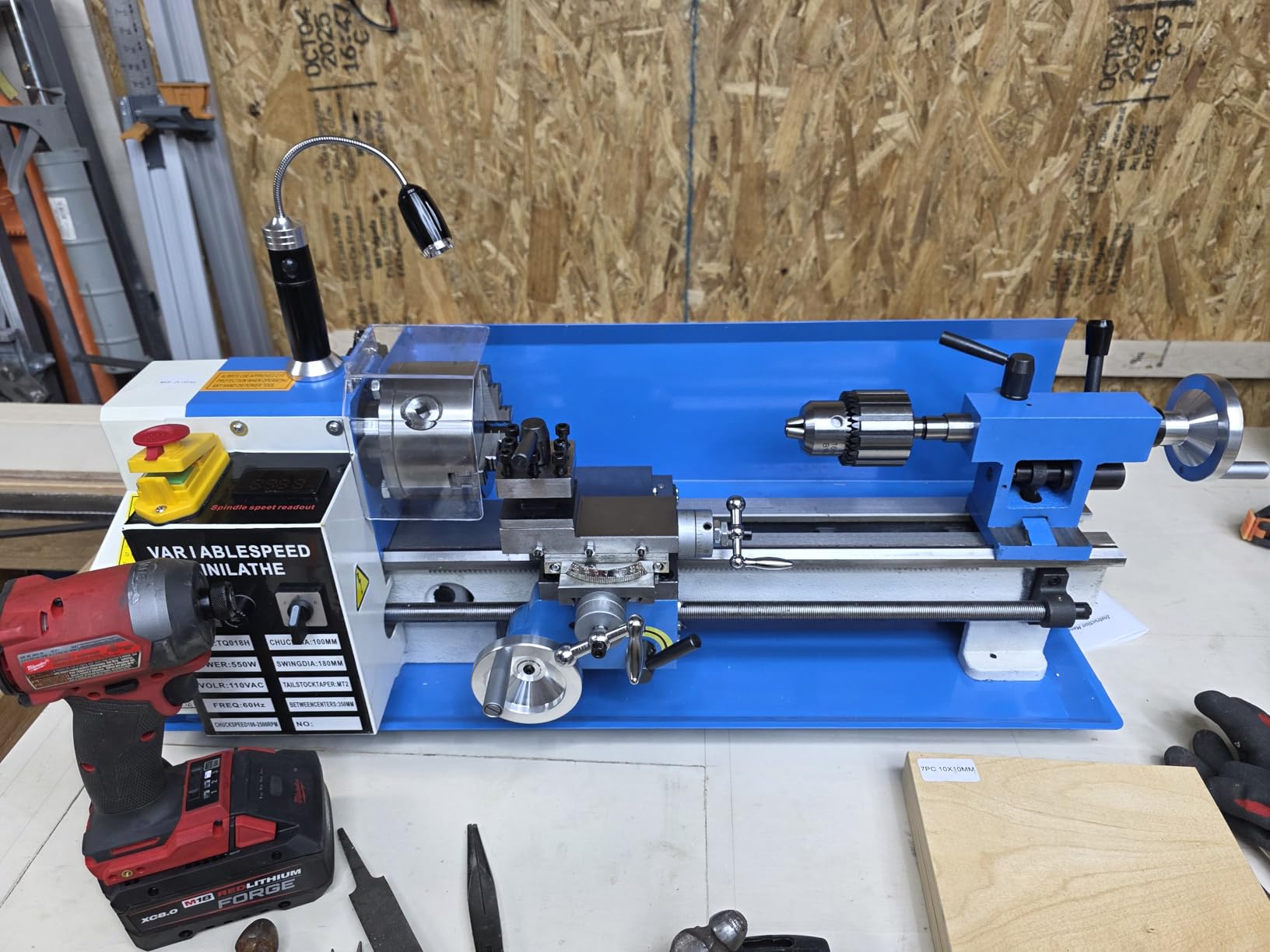 Mini Metal Lathe,Upgraded 7