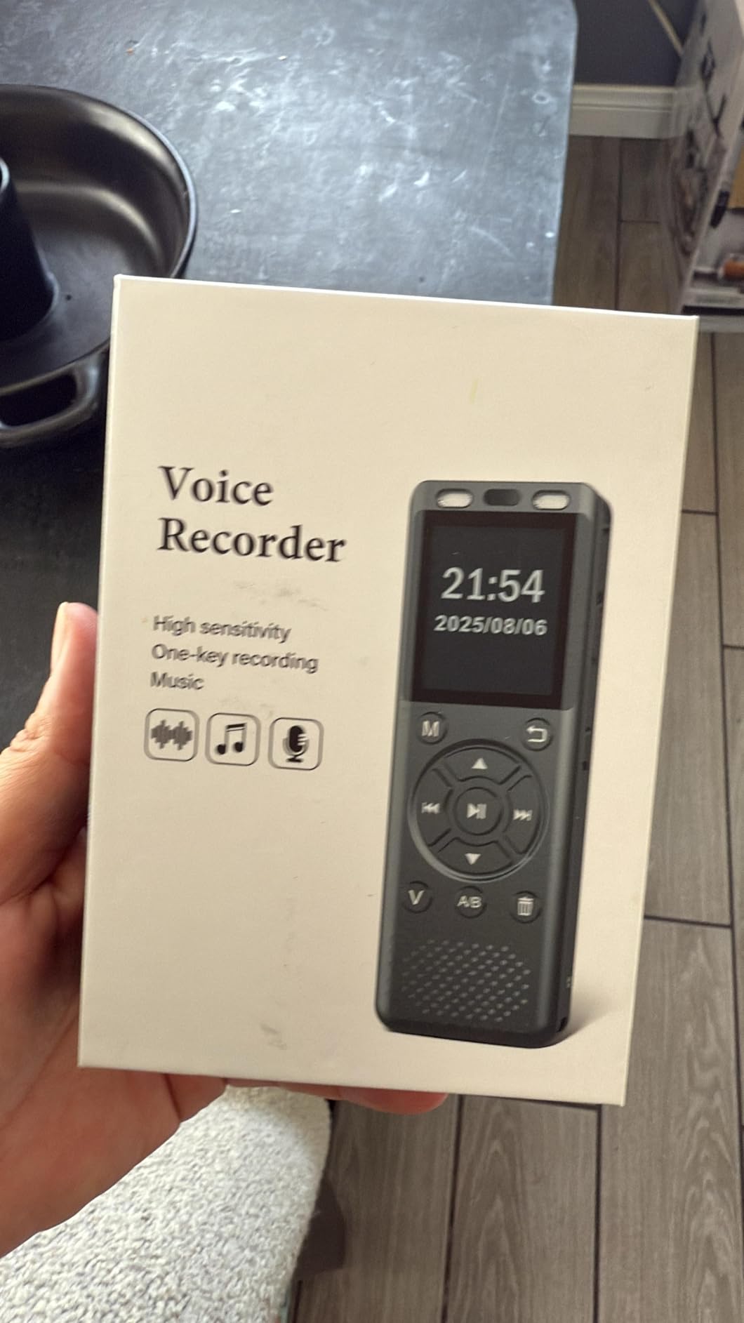 Tonfarb 64GB Digital Voice Recorder with Playback, Audio Recording Device | for Lectures Meeting/Classes/Interviews, Tape Recorder with Voice Activated, Password, Noise Reduction, A-B Repeat, MP3 Player Etc customer photo 1