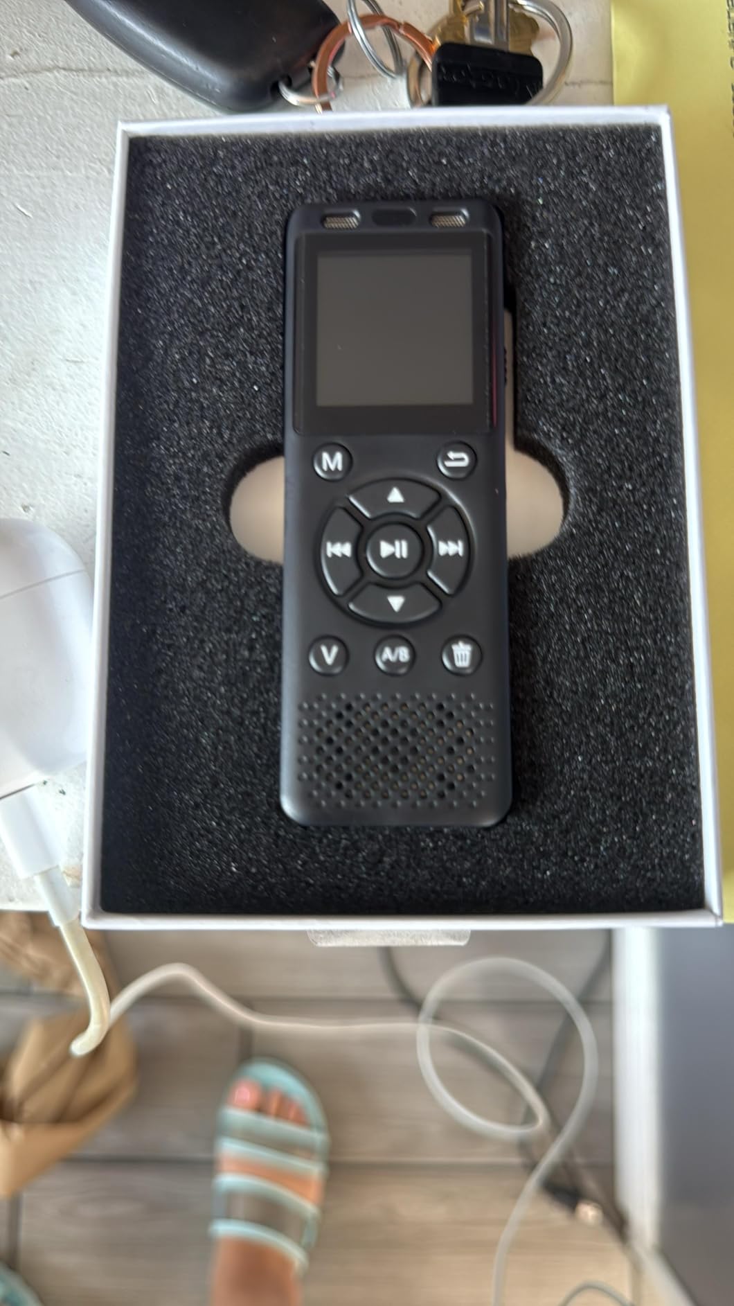 Tonfarb 64GB Digital Voice Recorder with Playback, Audio Recording Device | for Lectures Meeting/Classes/Interviews, Tape Recorder with Voice Activated, Password, Noise Reduction, A-B Repeat, MP3 Player Etc customer photo 2