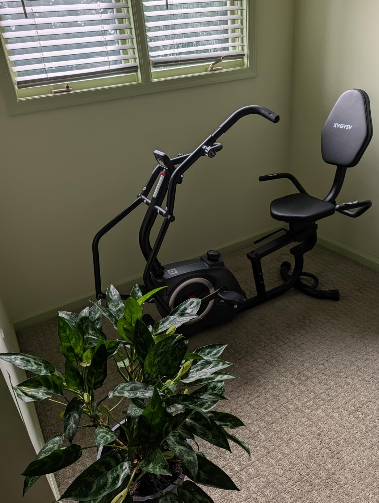 Recumbent Exercise Bike, Recumbent Stationary Bike for Home, Recumbent Bike with 400LB Weight Capacity Whisper-Quiet 16 Levels Magnetic Resistance Heart Rate and Multi-Function LCD Comfortable Seat customer photo 2