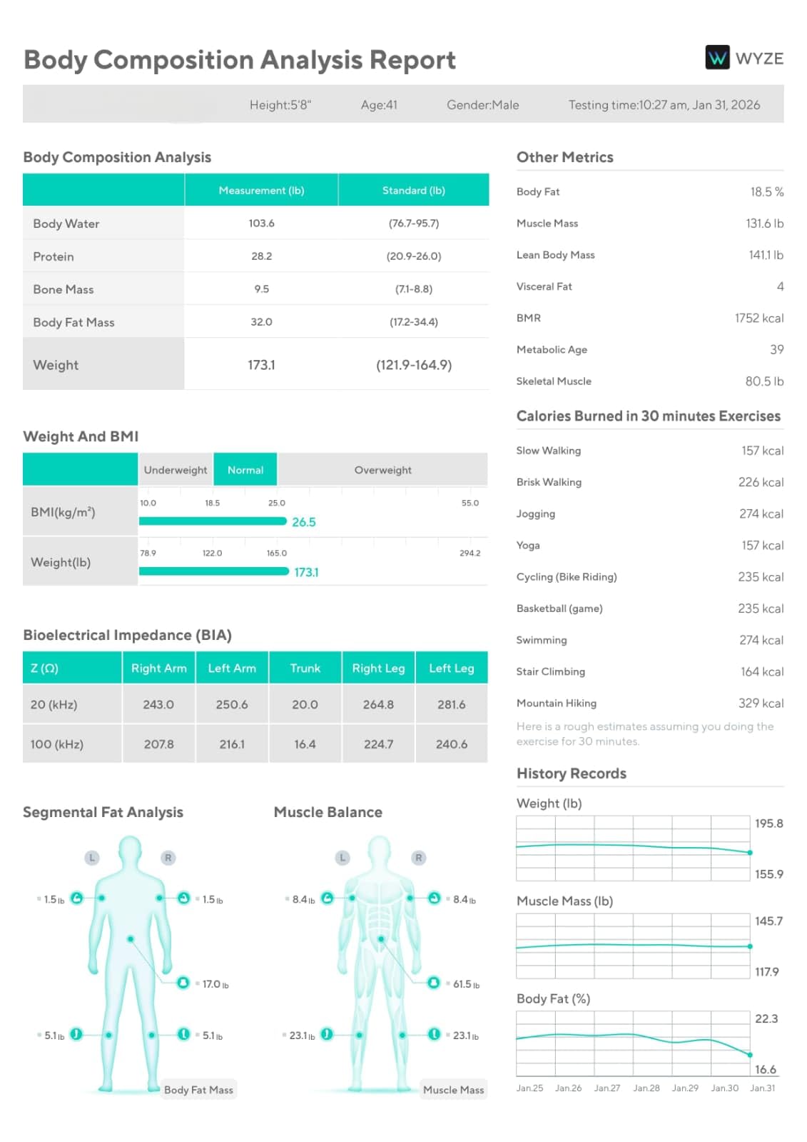 Wyze Smart Scale Ultra BodyScan with Handle - Wi-Fi & Bluetooth Body Composition Scale for Weight, BMI, Body Fat, Muscle Mass, and Segmental Measurement, 400 lbs, Black customer photo 1