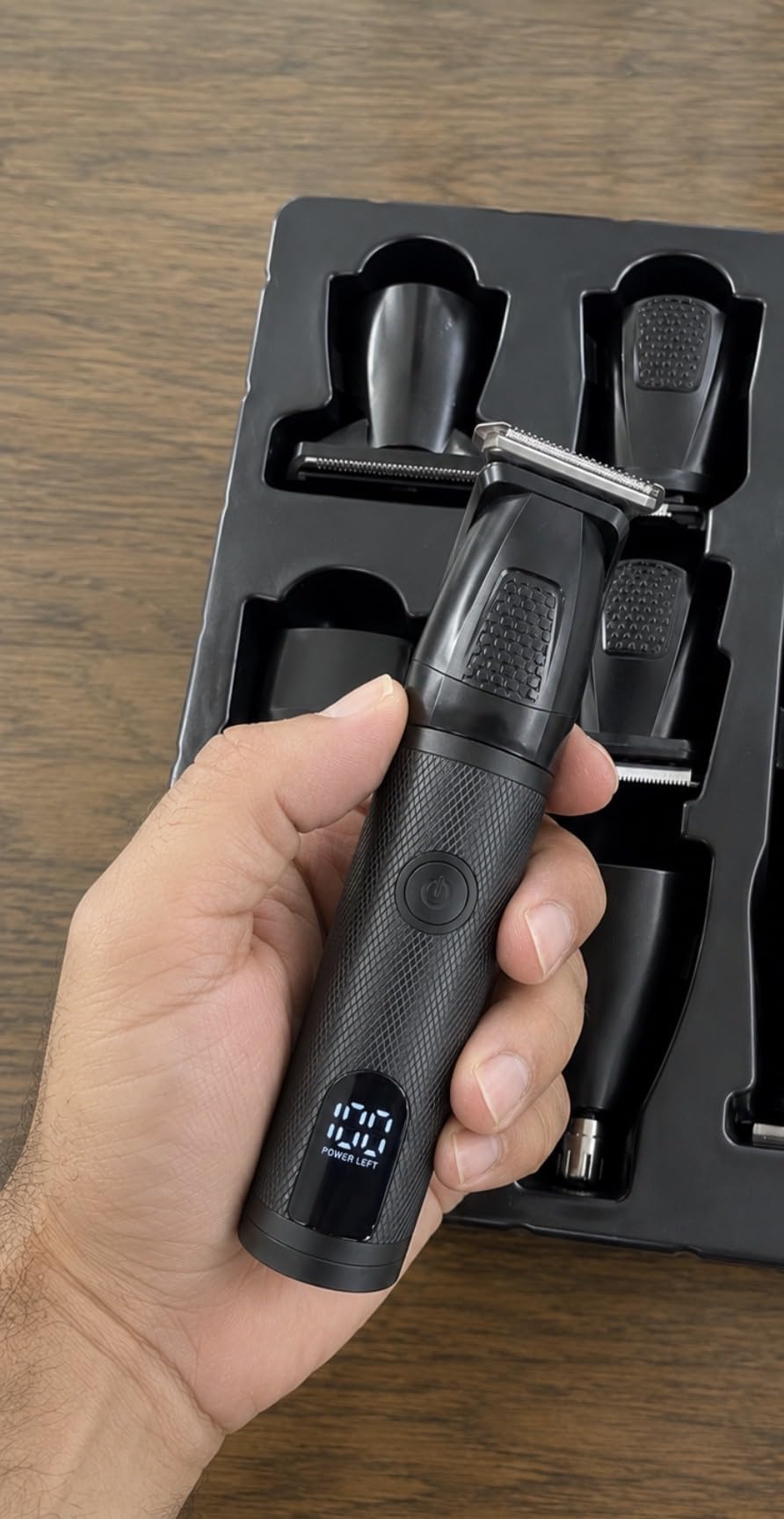 Bomxin Manscape Body & Beard Trimmer for Men, Waterproof, 6 in 1 Grooming Kit | Professional Manscape Trimmer, Multifunctional Mens Grooming Kit, Wet/Dry, No Nick, Rechargeable, Charges Via Type-C Dock customer photo 2