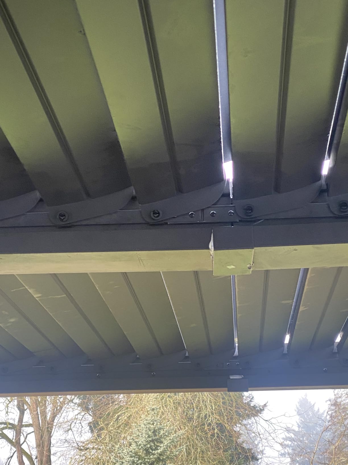 Aoxun Louvered Pergola 10x10, 3.8