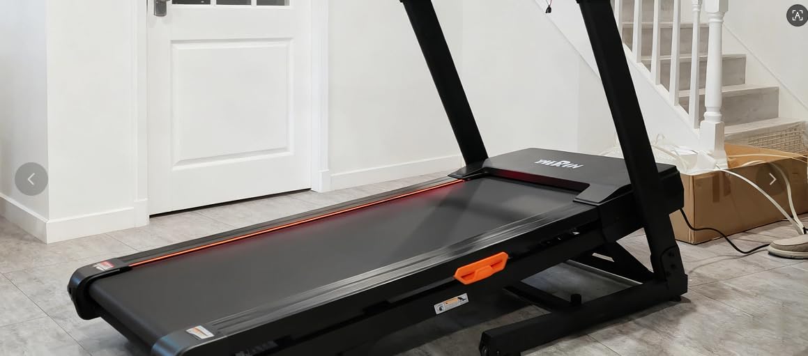THERUN 20% Auto Incline Treadmill 12MPH with APP 3.5HP Foldable | 55''x20'' Belt, Advanced Console, Foldable for Home customer photo 2