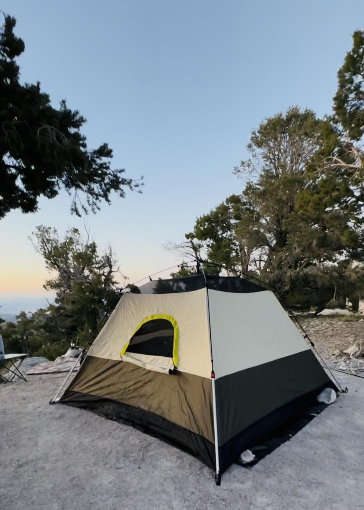 Camping Tent 2/3/4 Person Instant Pop Up Tents for Camping | 40s Hydraulic Easy Setup Tent with Rainfly, Double-Layer Waterproof Windproof Instant Cabin Tent with Welcome Mat for Camping customer photo 1