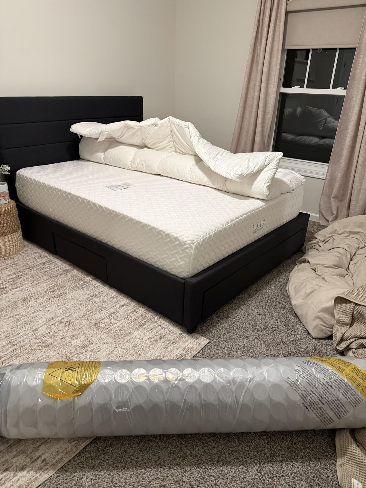 Sleepmax Firm Queen Mattress 12 Inch, Cooling Hybrid Mattress, 1-Year Trial | Ergonomic Pressure Relief & Spine Alignment, Deep Sleep Bed in a Box for All Shapes, 365-Night Trial & Forever Warranty customer photo 1