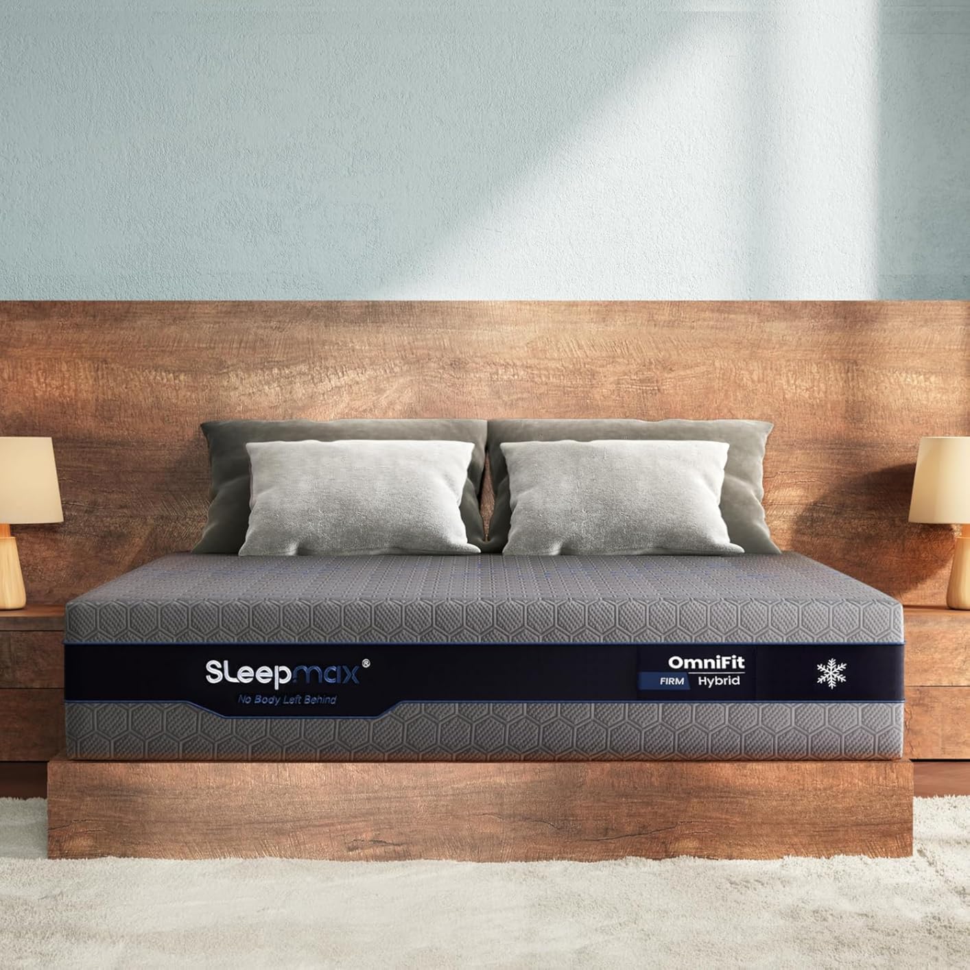 Sleepmax Firm Queen Mattress 12 Inch, Cooling Hybrid Mattress, 1-Year Trial | Ergonomic Pressure Relief & Spine Alignment, Deep Sleep Bed in a Box for All Shapes, 365-Night Trial & Forever Warranty customer photo 2