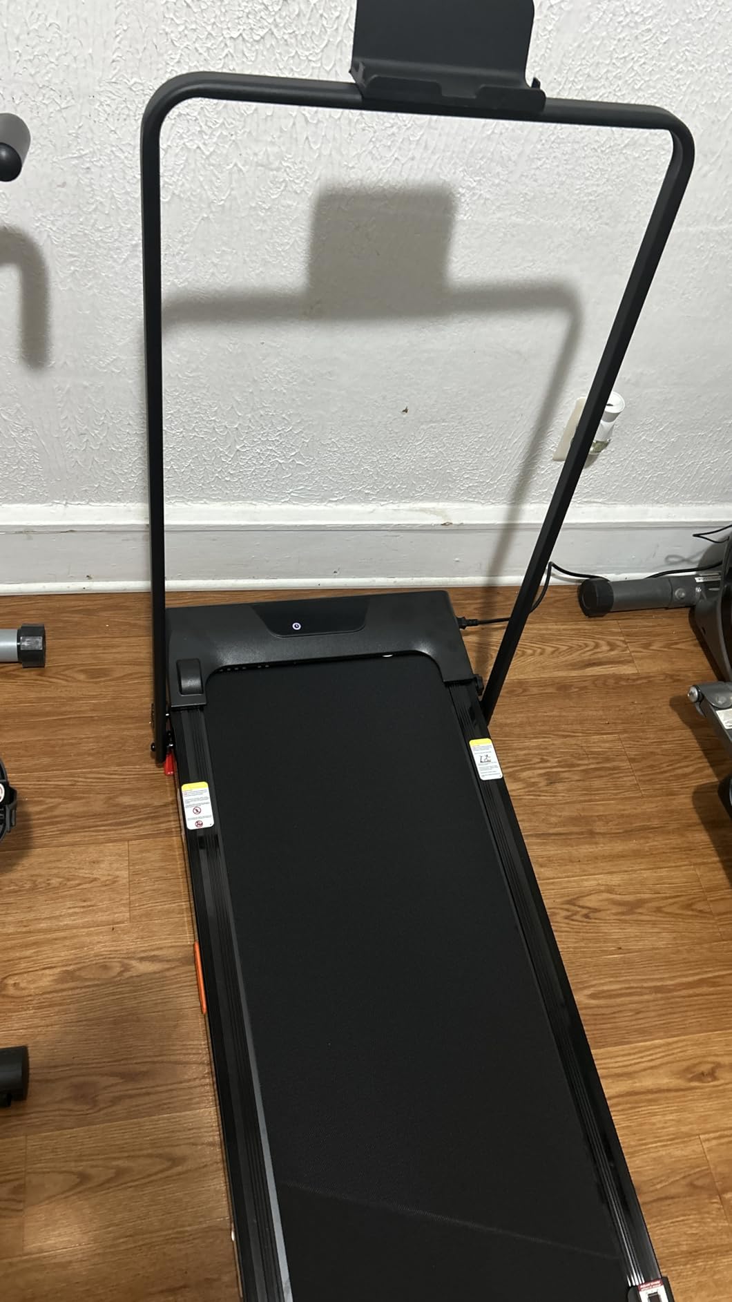 UMAY Fitness 20% Treadmill with Auto Incline, Running Foldable Treadmills | for Home Auto Folding with Pulse Sensors, 400 LBS Capacity, 4.0HP Quiet Brushless, Max 8.0 MPH customer photo 2